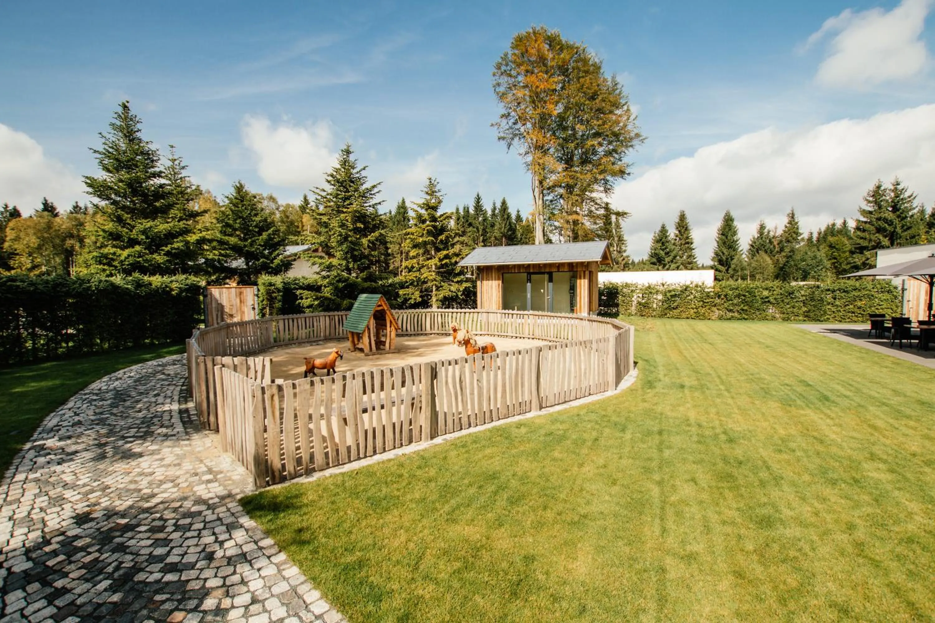Children play ground in Hotel Tannenhaus