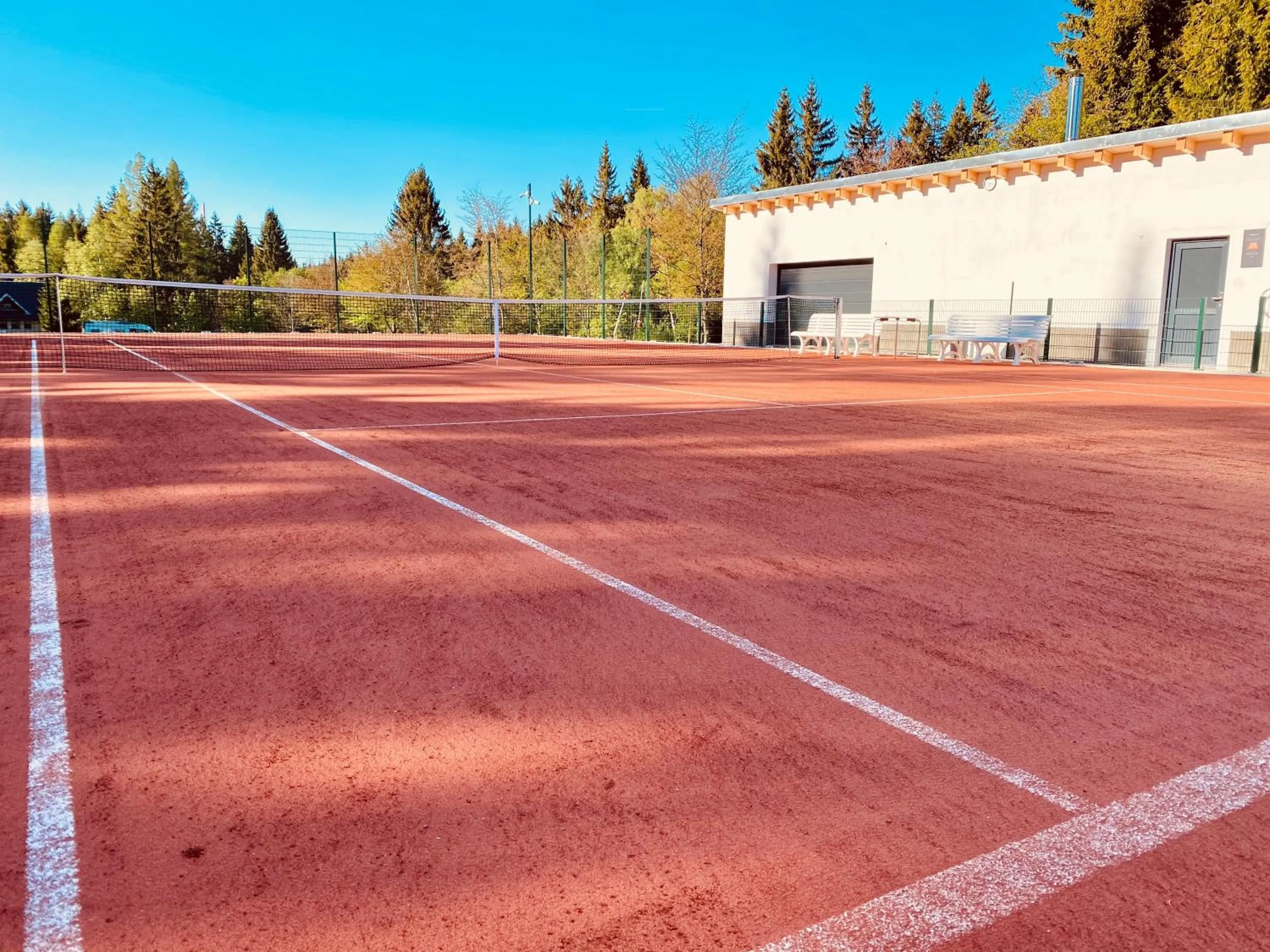 Tennis court in Hotel Tannenhaus
