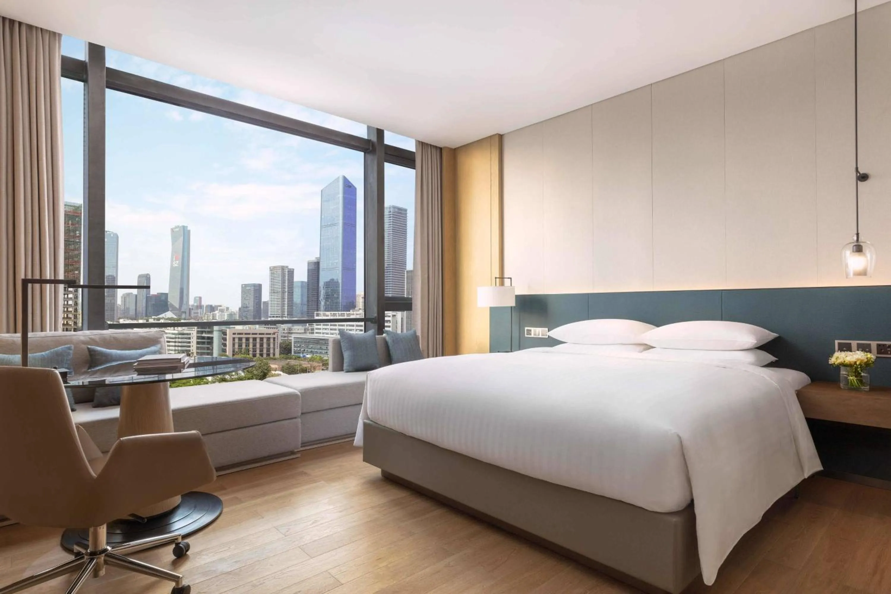 Photo of the whole room, Bed in Courtyard by Marriott Shenzhen Bay