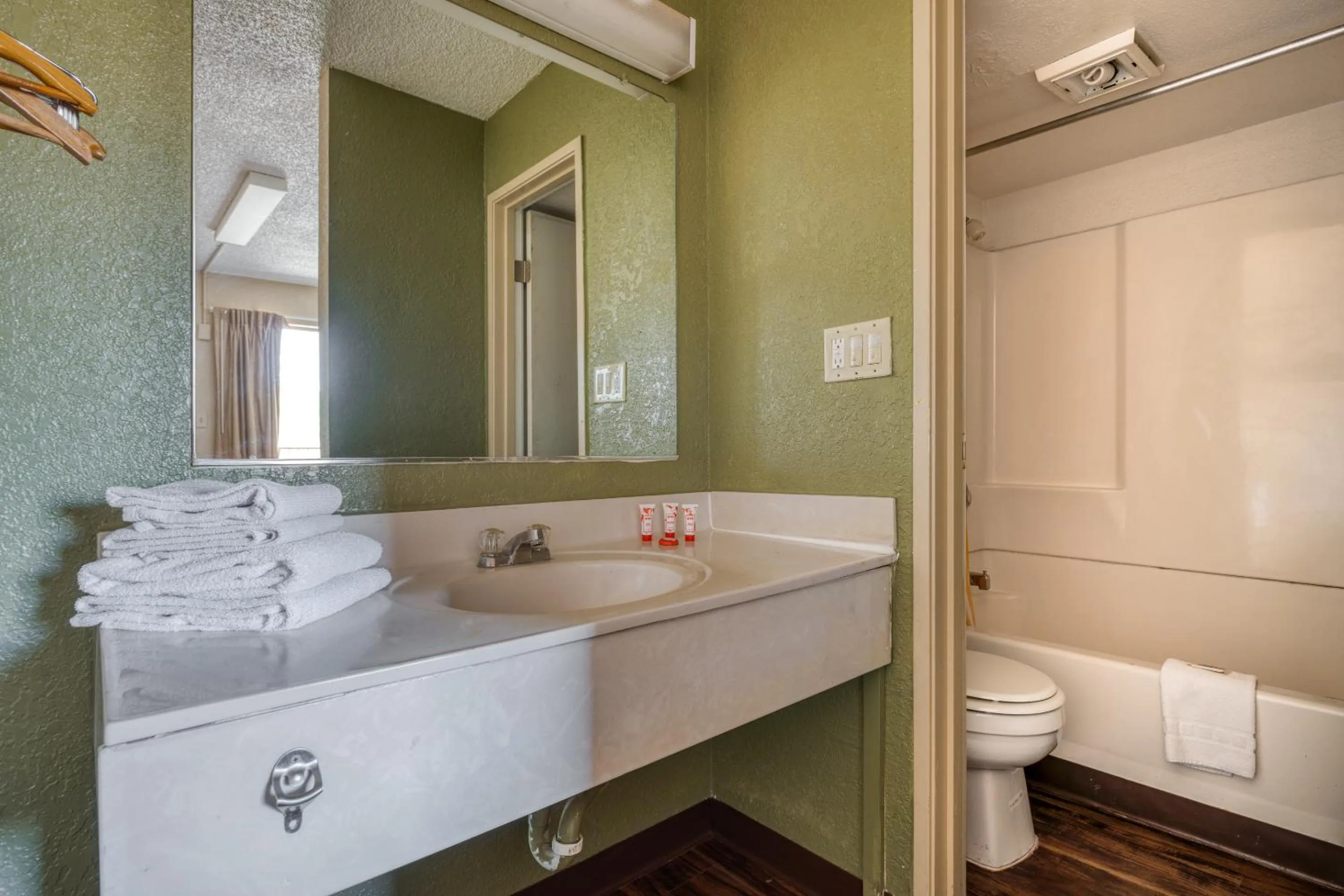 Bathroom in OYO Hotel Tucson Downtown