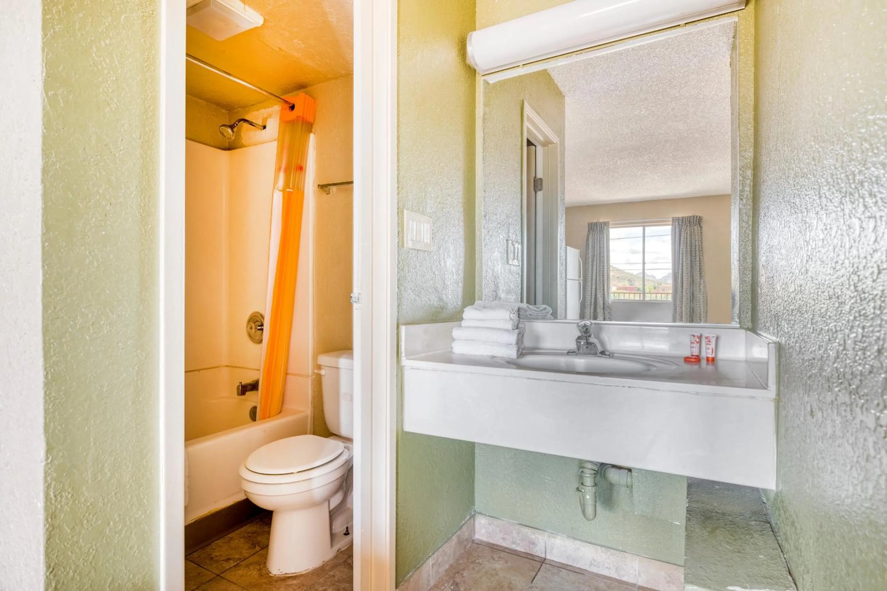 Bathroom in OYO Hotel Tucson Downtown