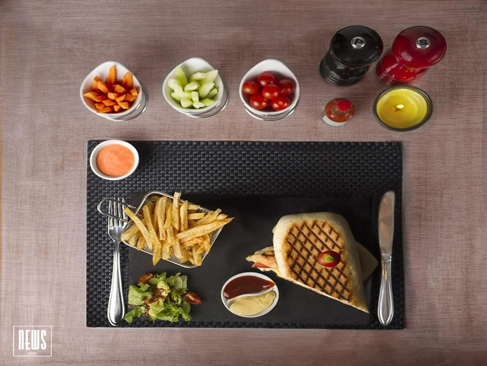 Restaurant/places to eat in Hotel Lawrence d'Arabie