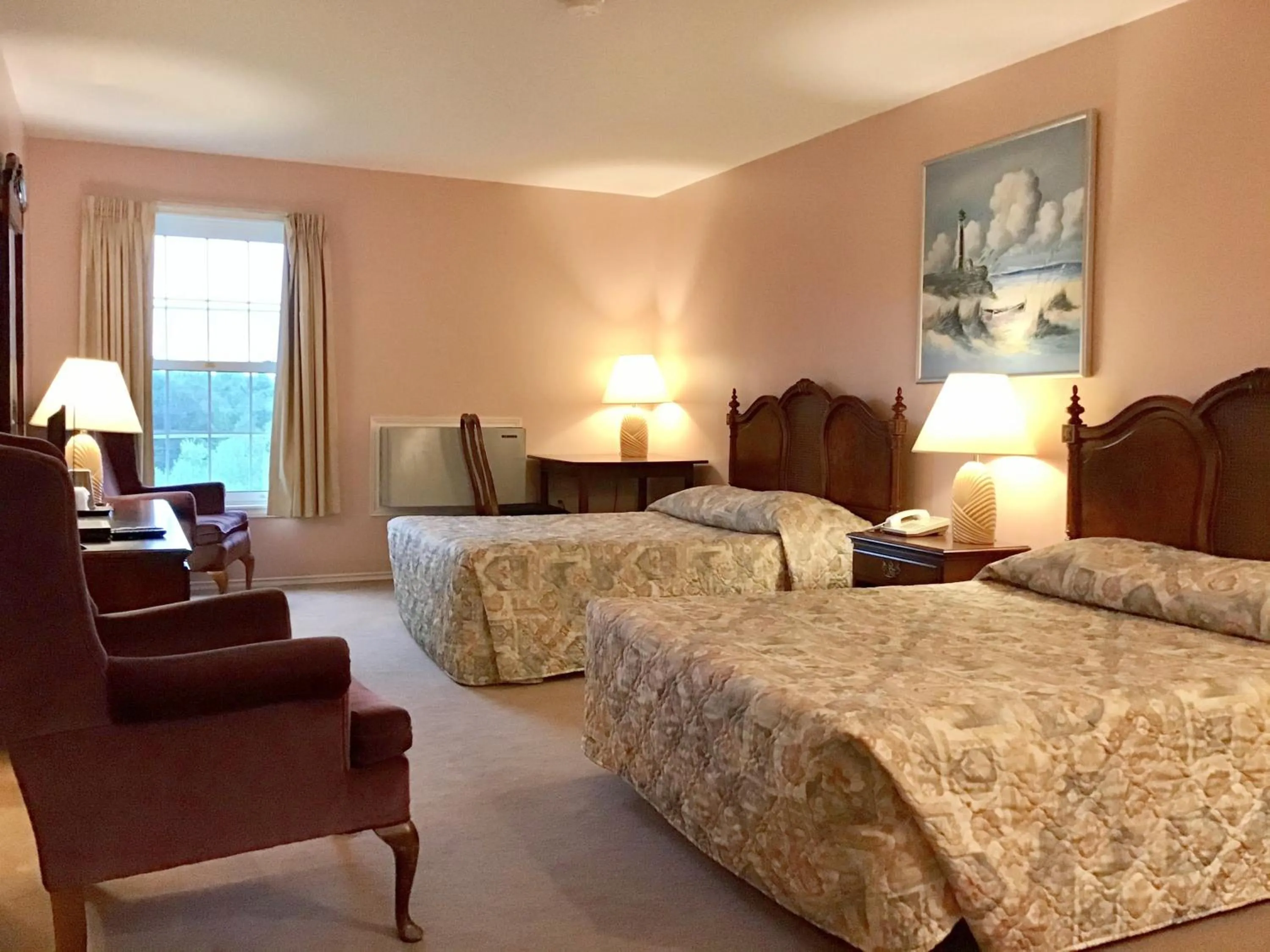 Bed in Rollo Bay Inn