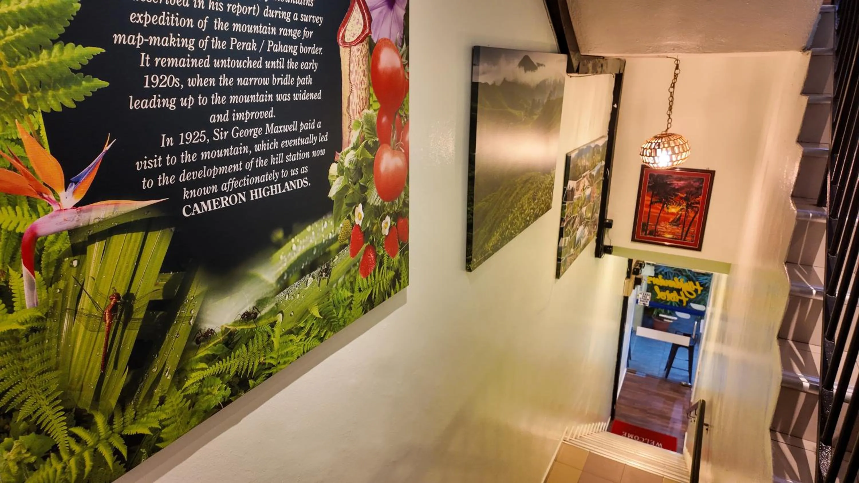 Decorative detail in Highlanders Hotel