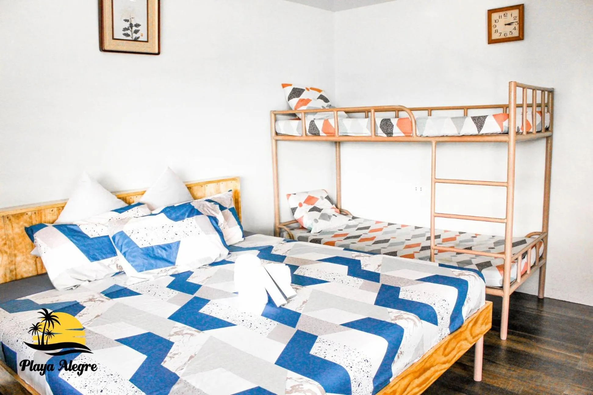 Bed in Playa Alegre Beach Resort & Restaurant