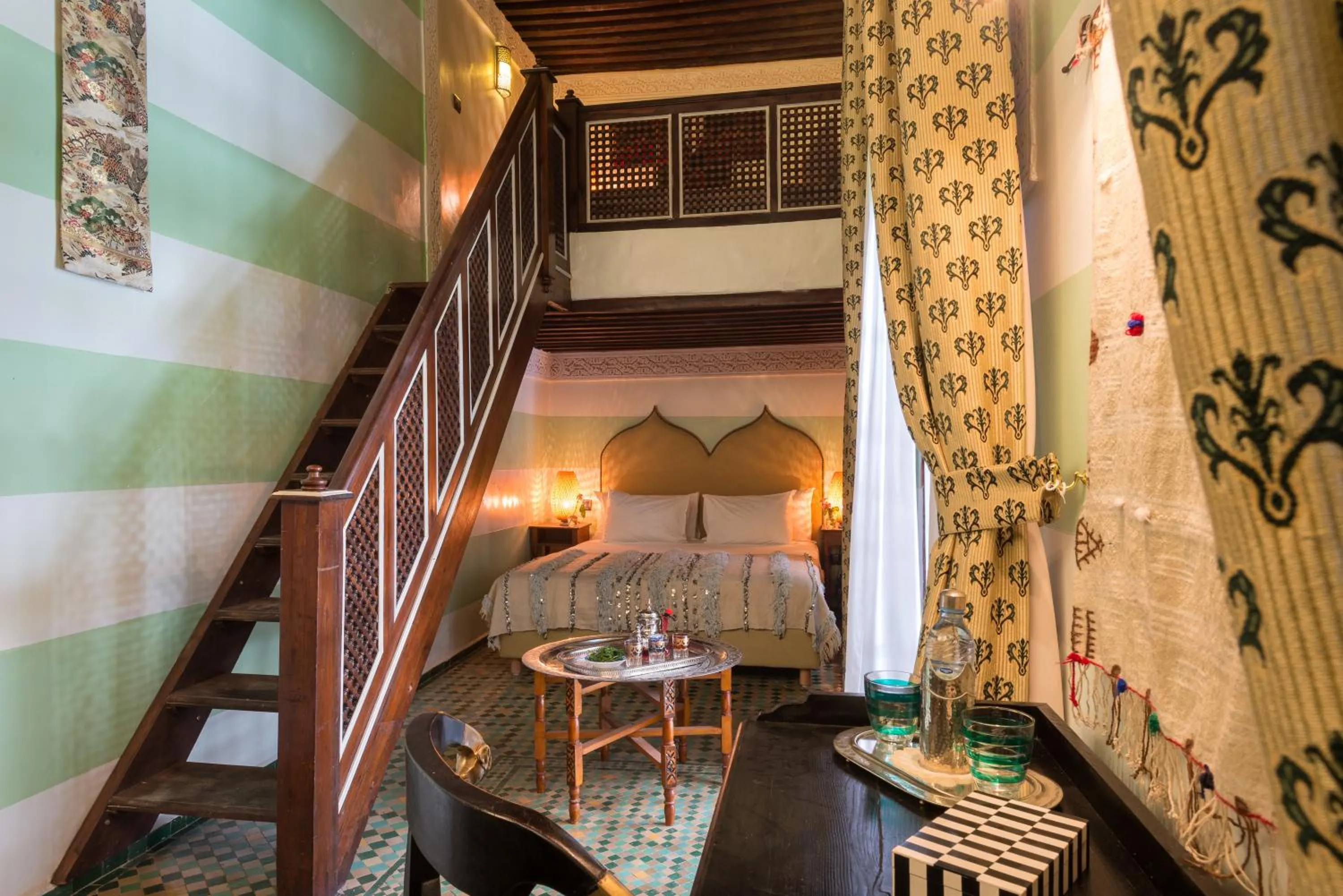 Bedroom in Algilà Fes Riad Medina Charme Hotel