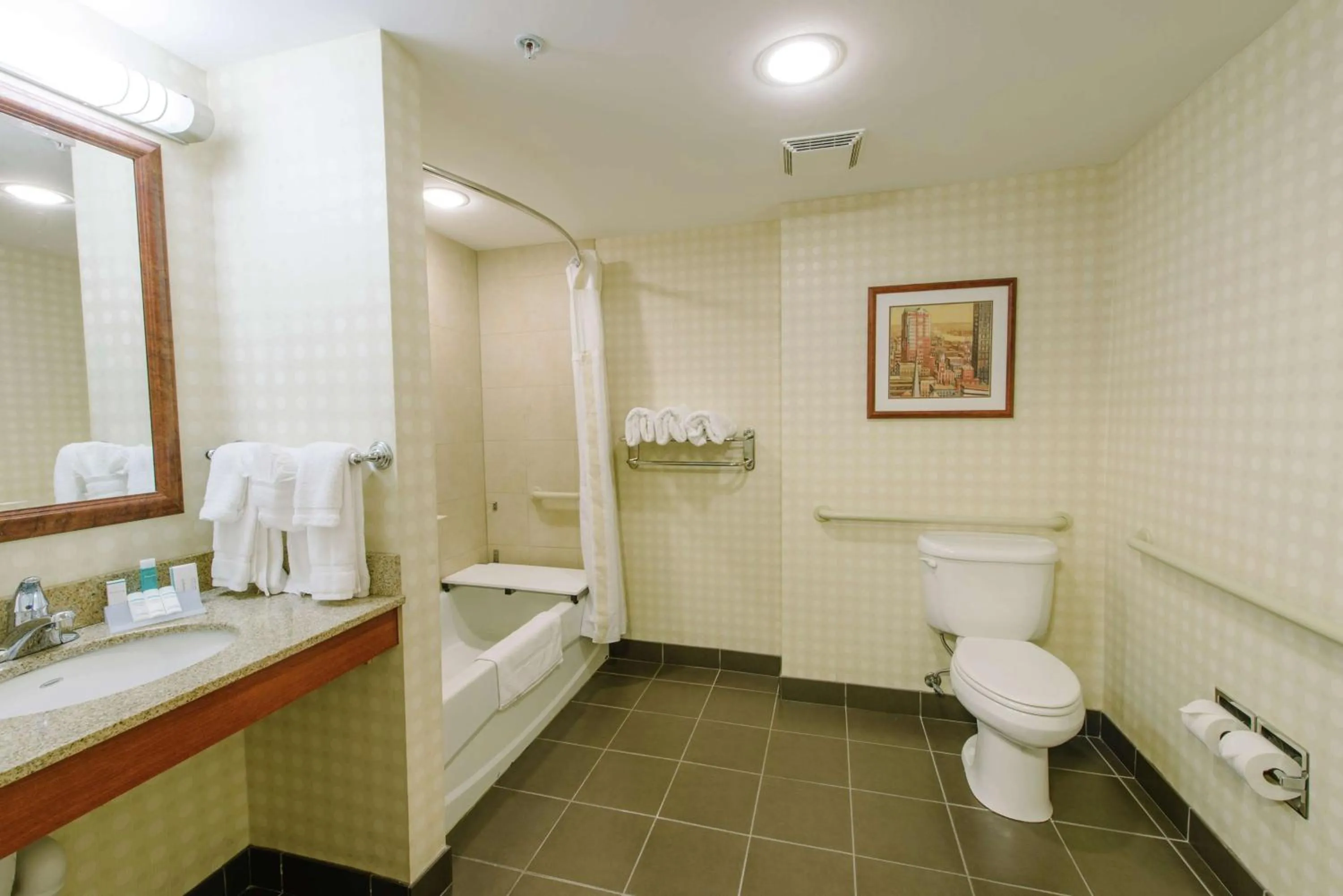 Bathroom in Hilton Garden Inn Manchester Downtown