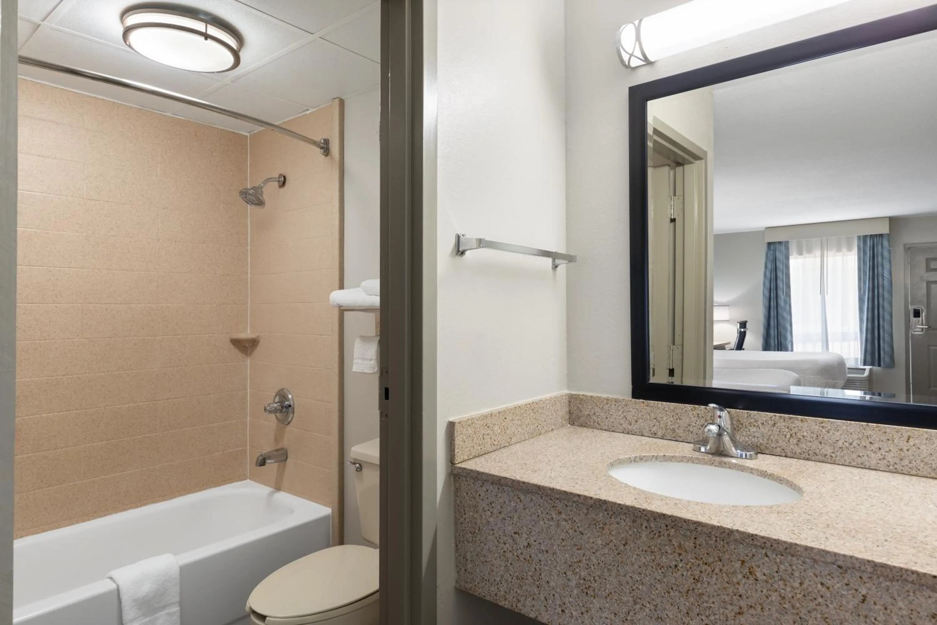 Bathroom in Days Inn by Wyndham Clarksville North EXIT 4