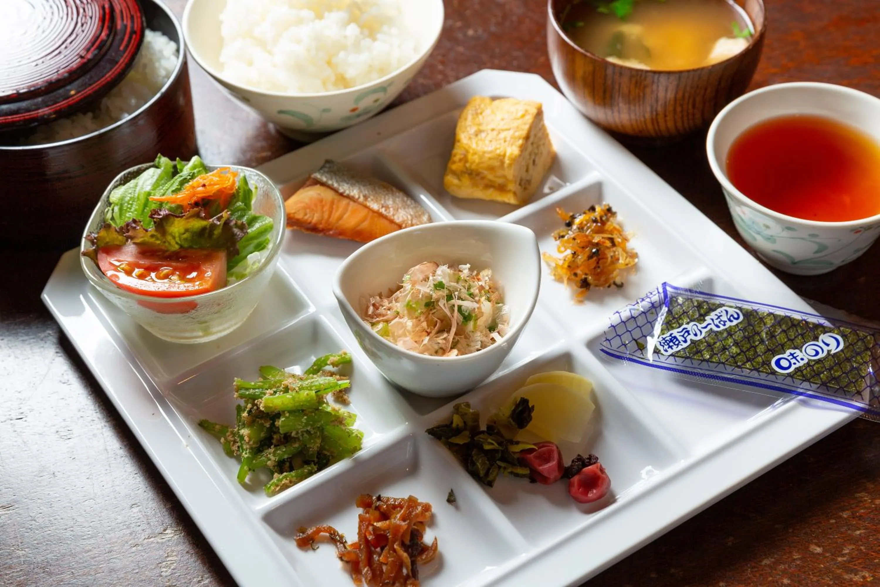 Food close-up in Hotel Hanaya