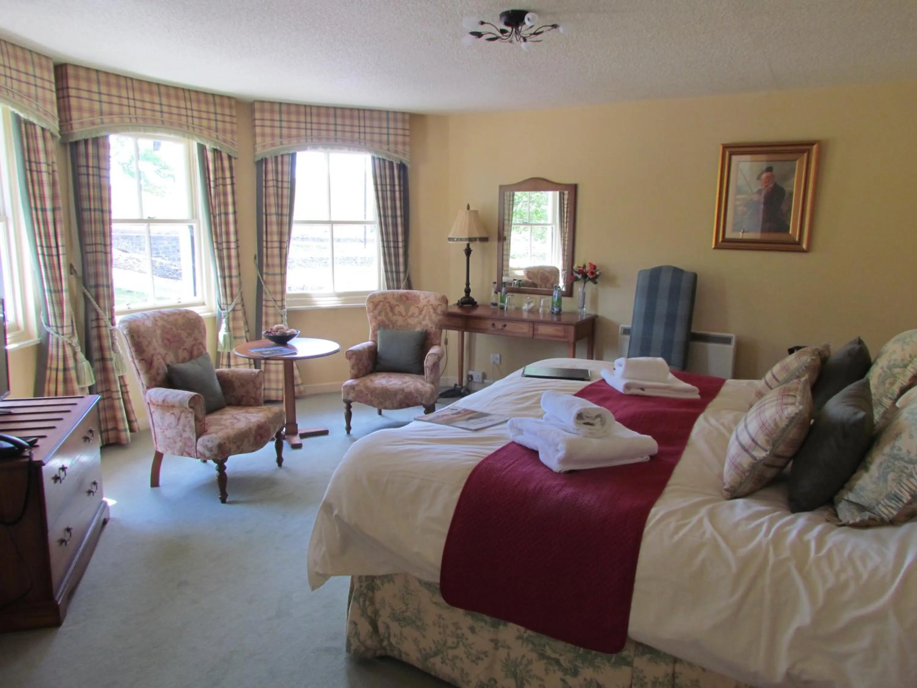 Bed in Altnaharra Hotel