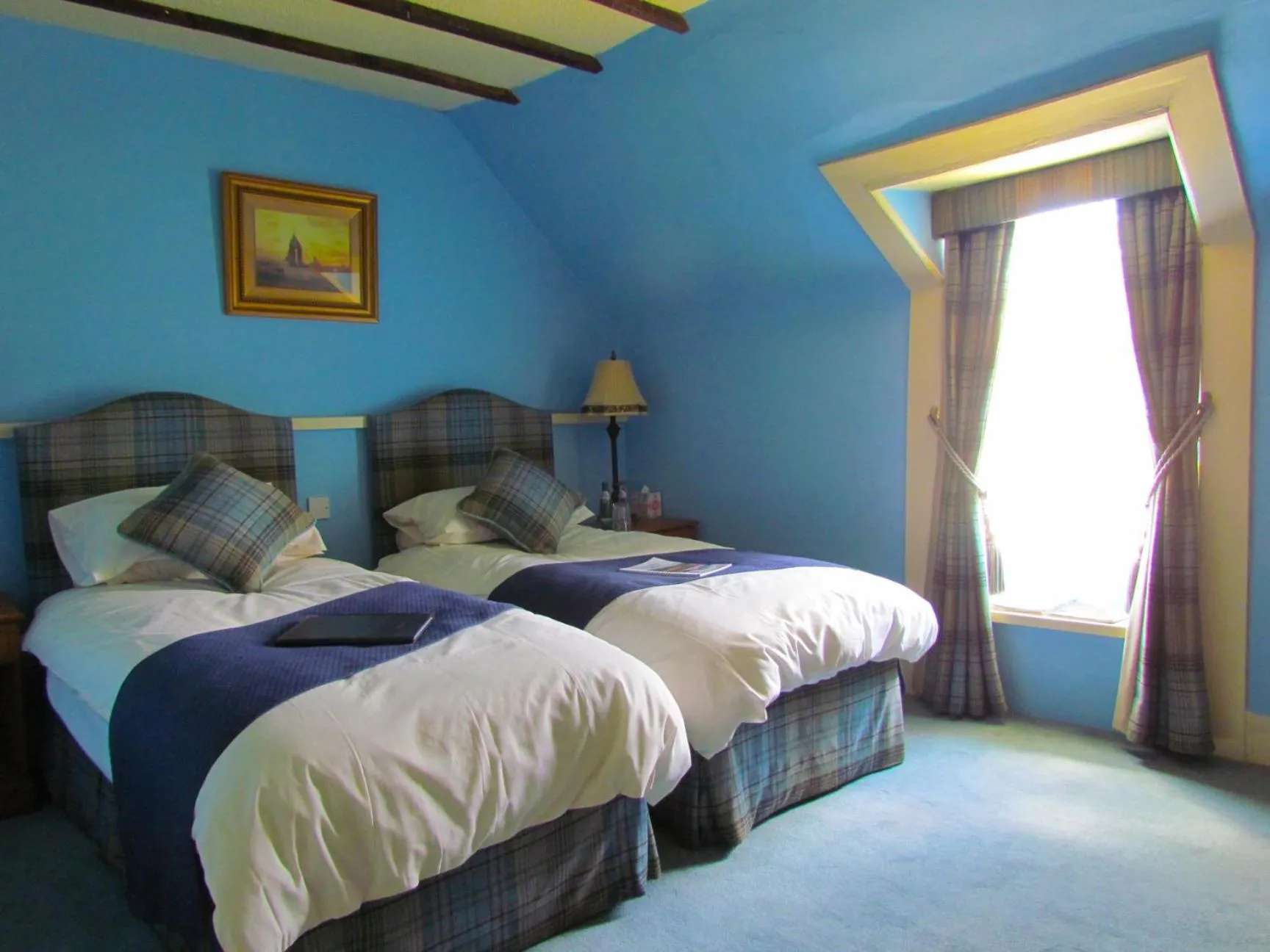 Bed in Altnaharra Hotel