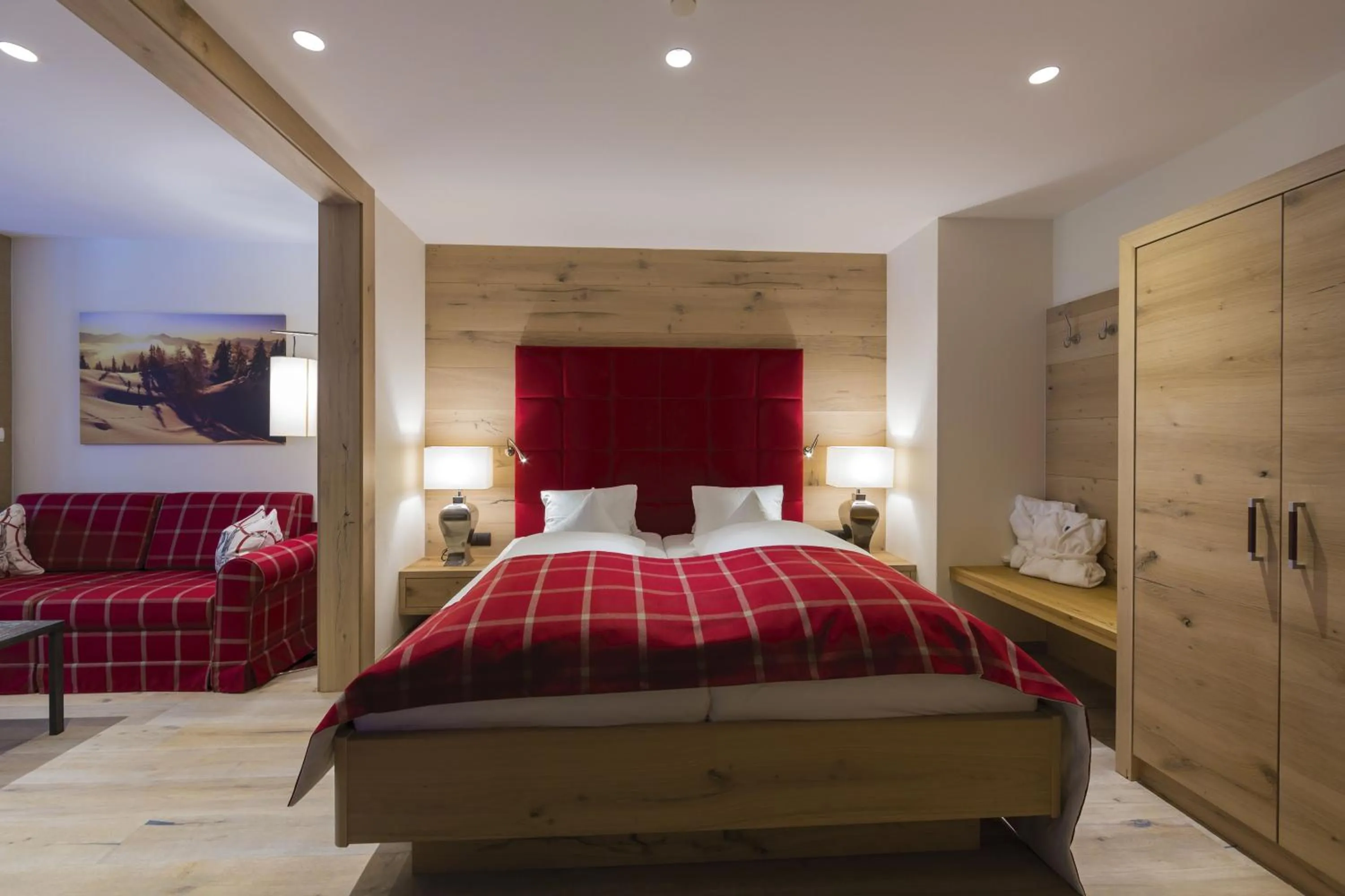 Bed in Alpbacherhof Mountain & Spa Resort