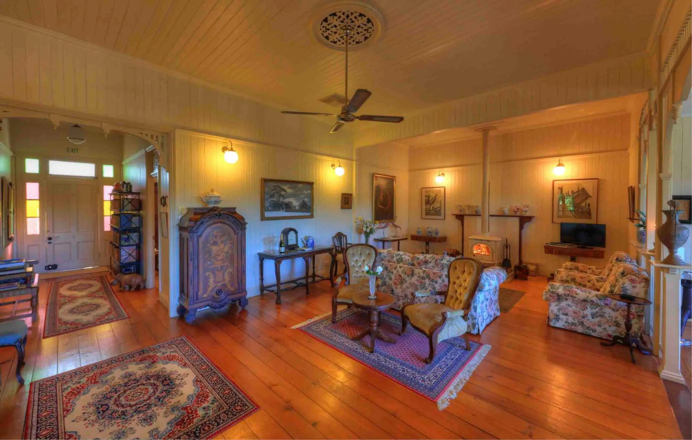Living room in The Falls Montville