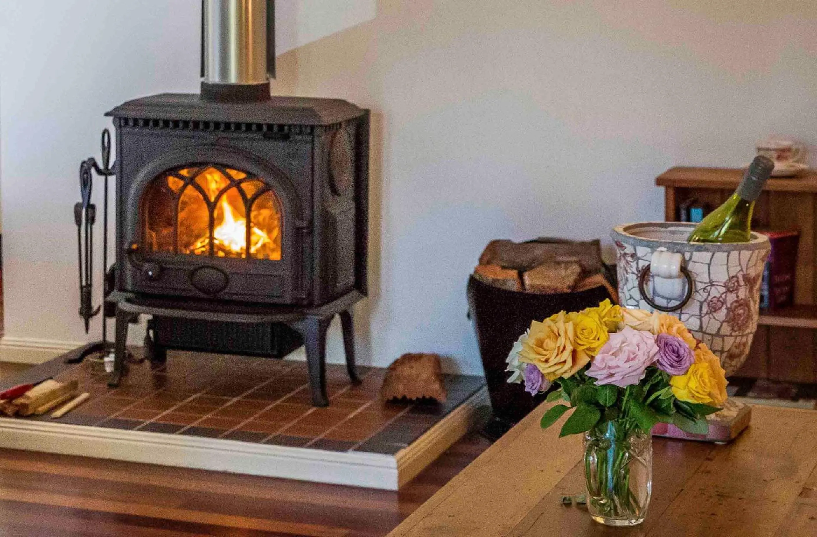 Living room in The Falls Montville