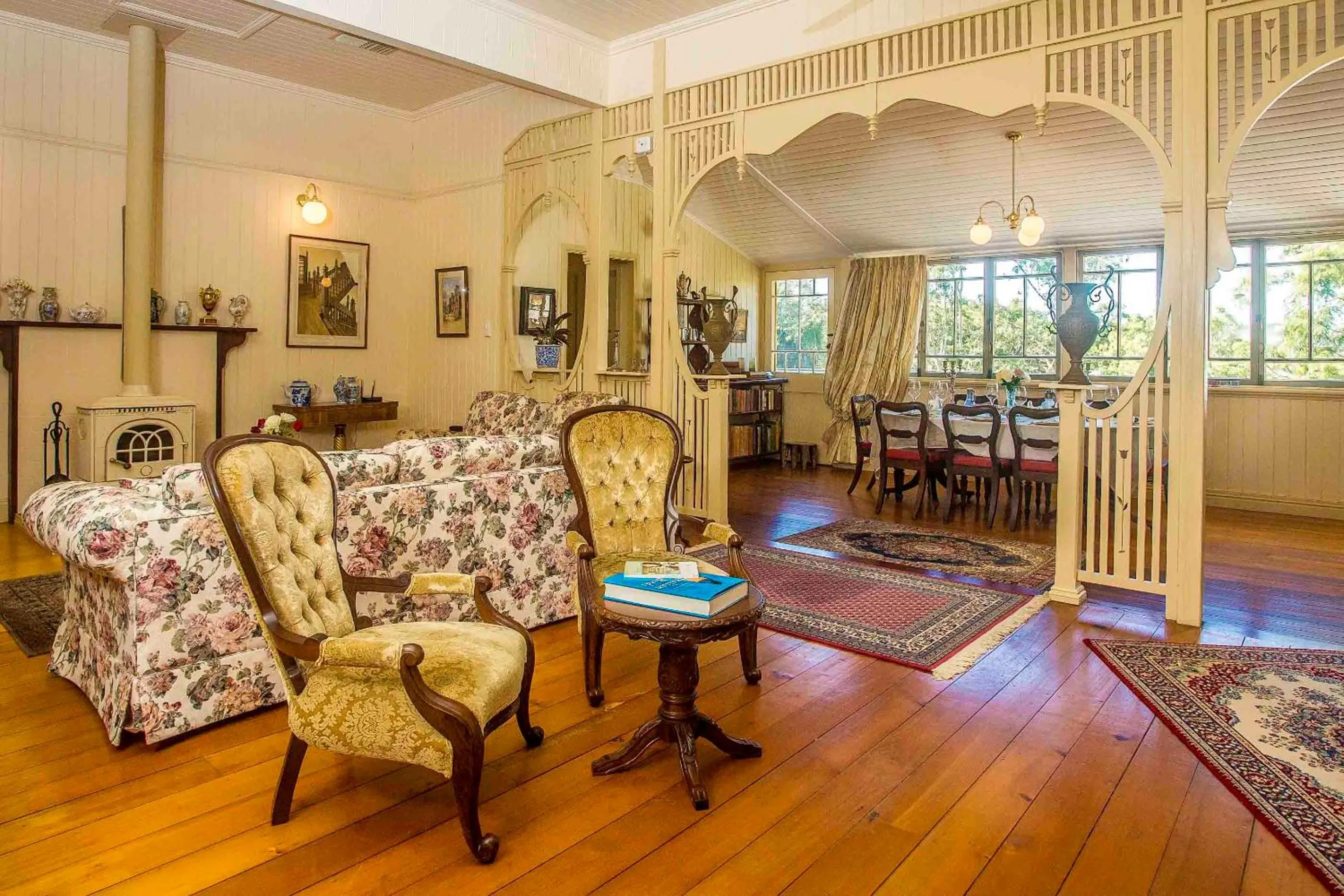 Living room in The Falls Montville