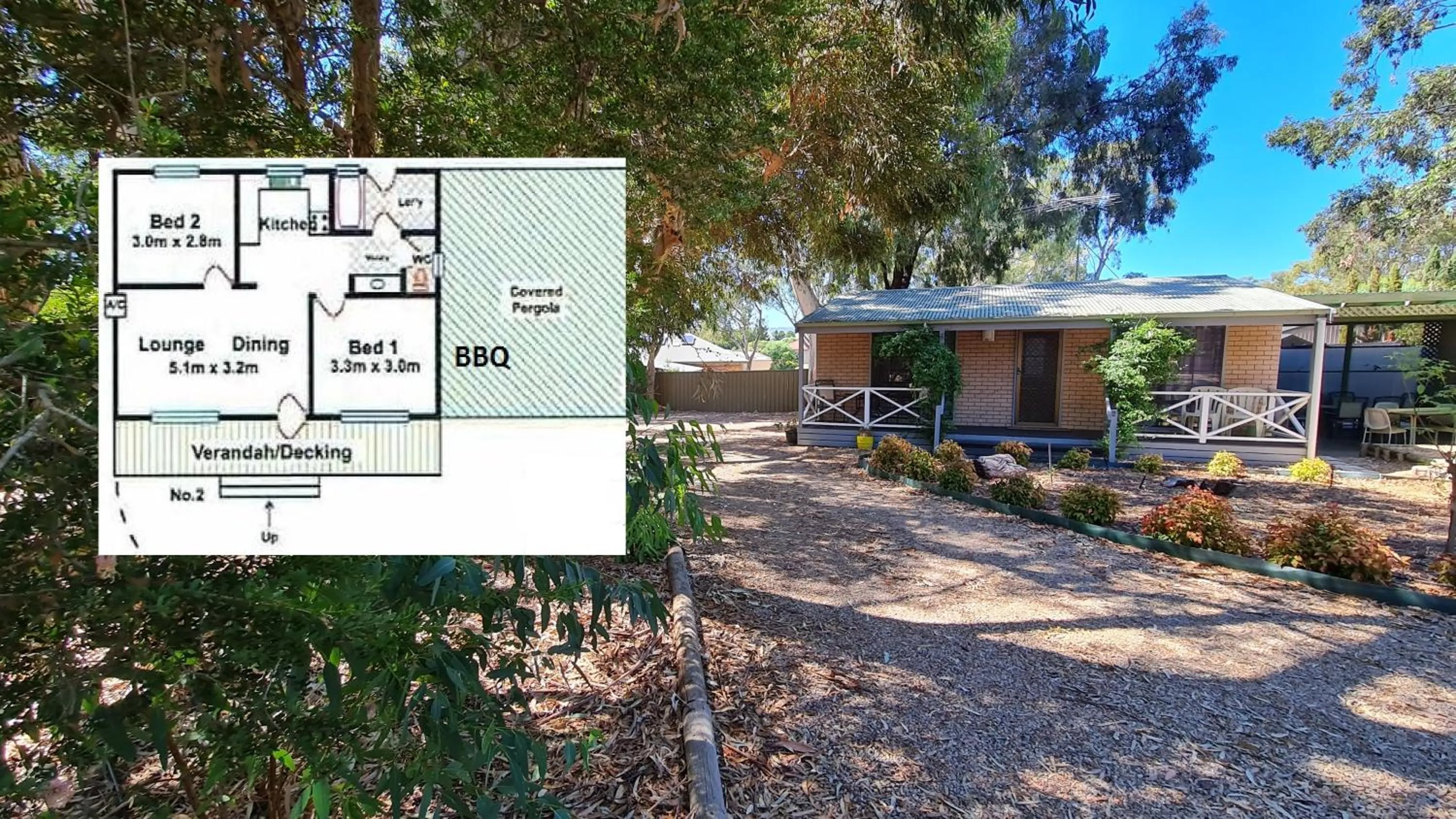 Floor plan in Barossa Country Cottages