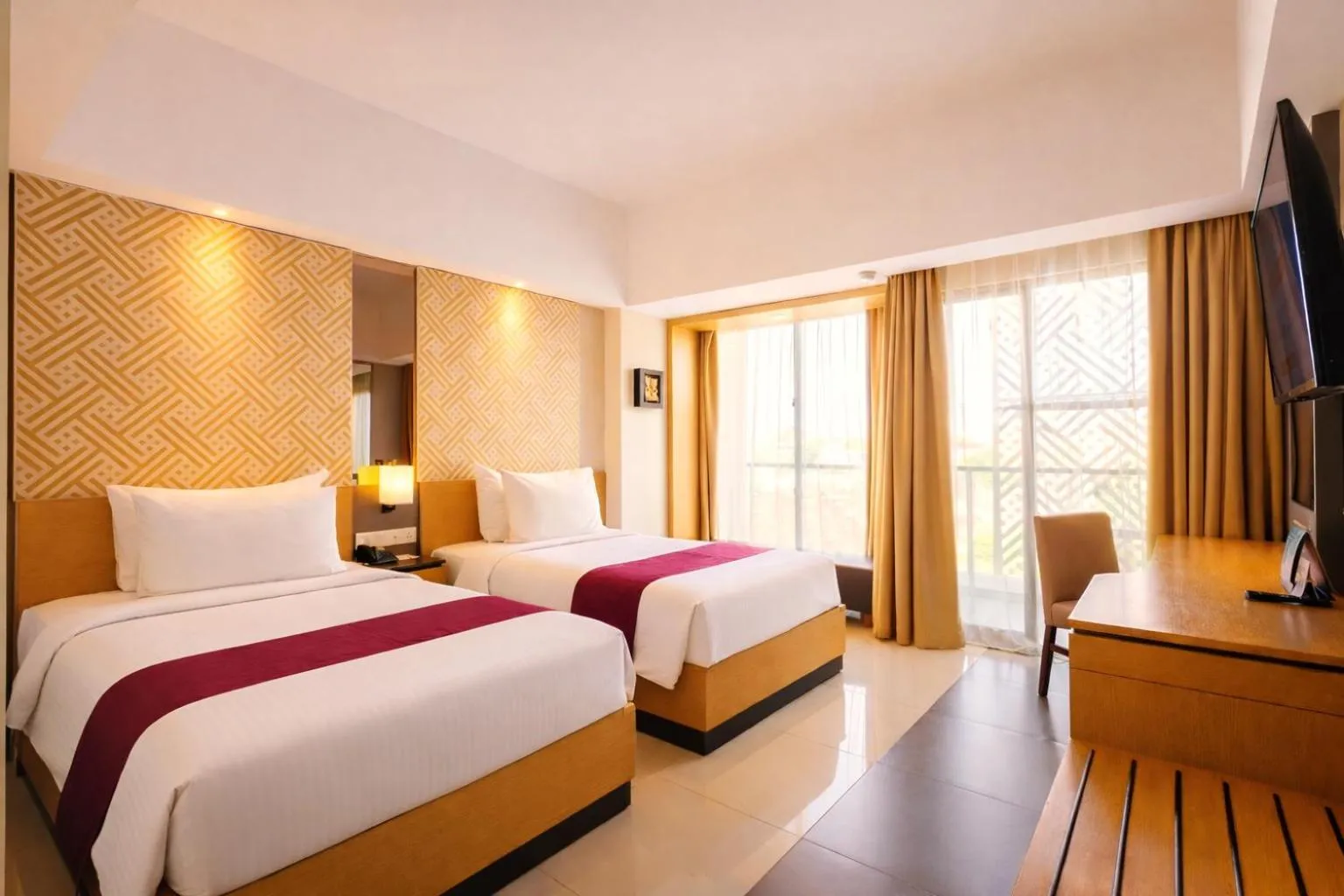 Bedroom, Bed in Horison Ultima Seminyak Bali - CHSE Certified