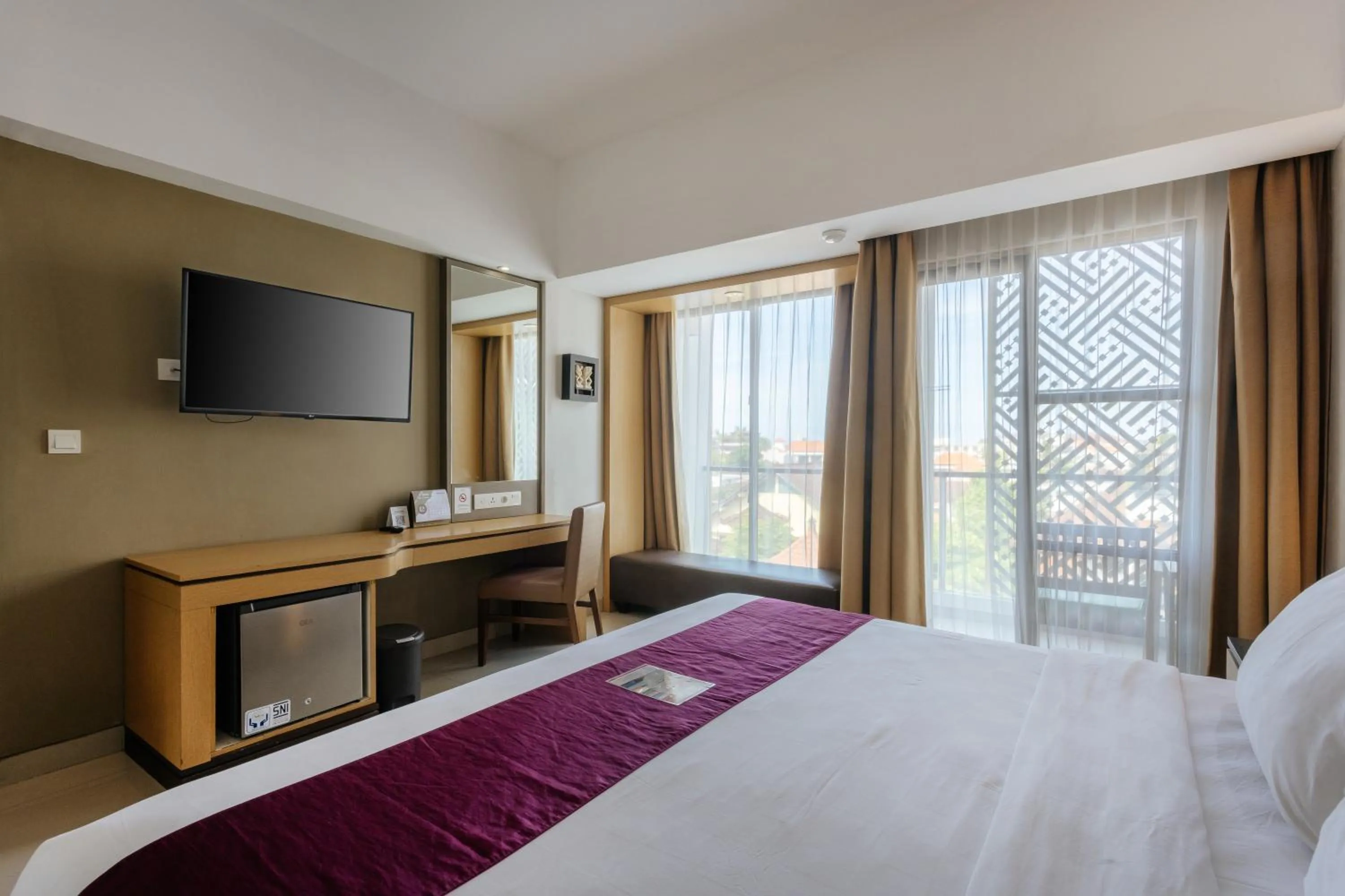 Bedroom, Bed in Horison Ultima Seminyak Bali - CHSE Certified