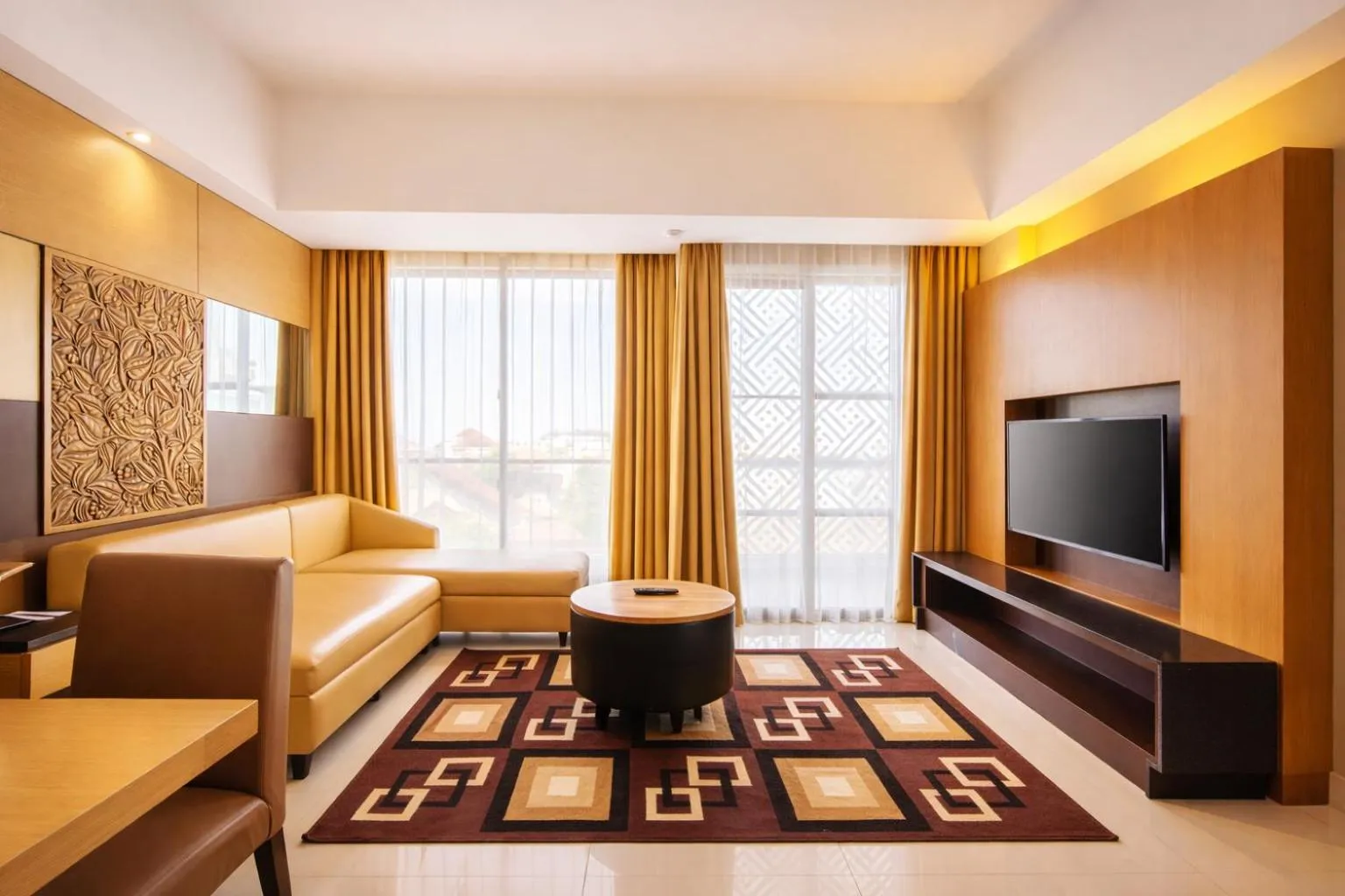 Living room in Horison Ultima Seminyak Bali - CHSE Certified