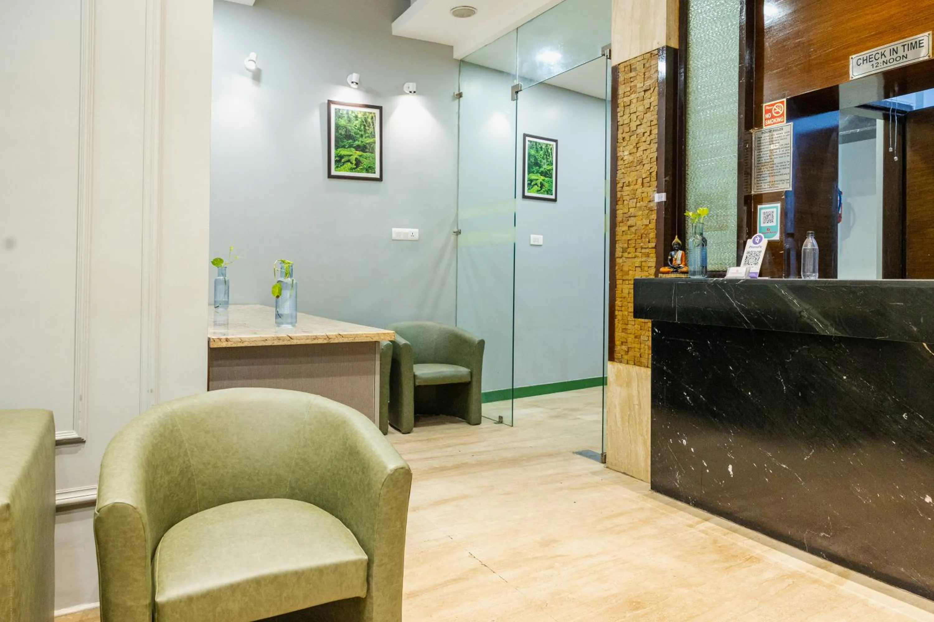 Lobby or reception in Rupam Hotel