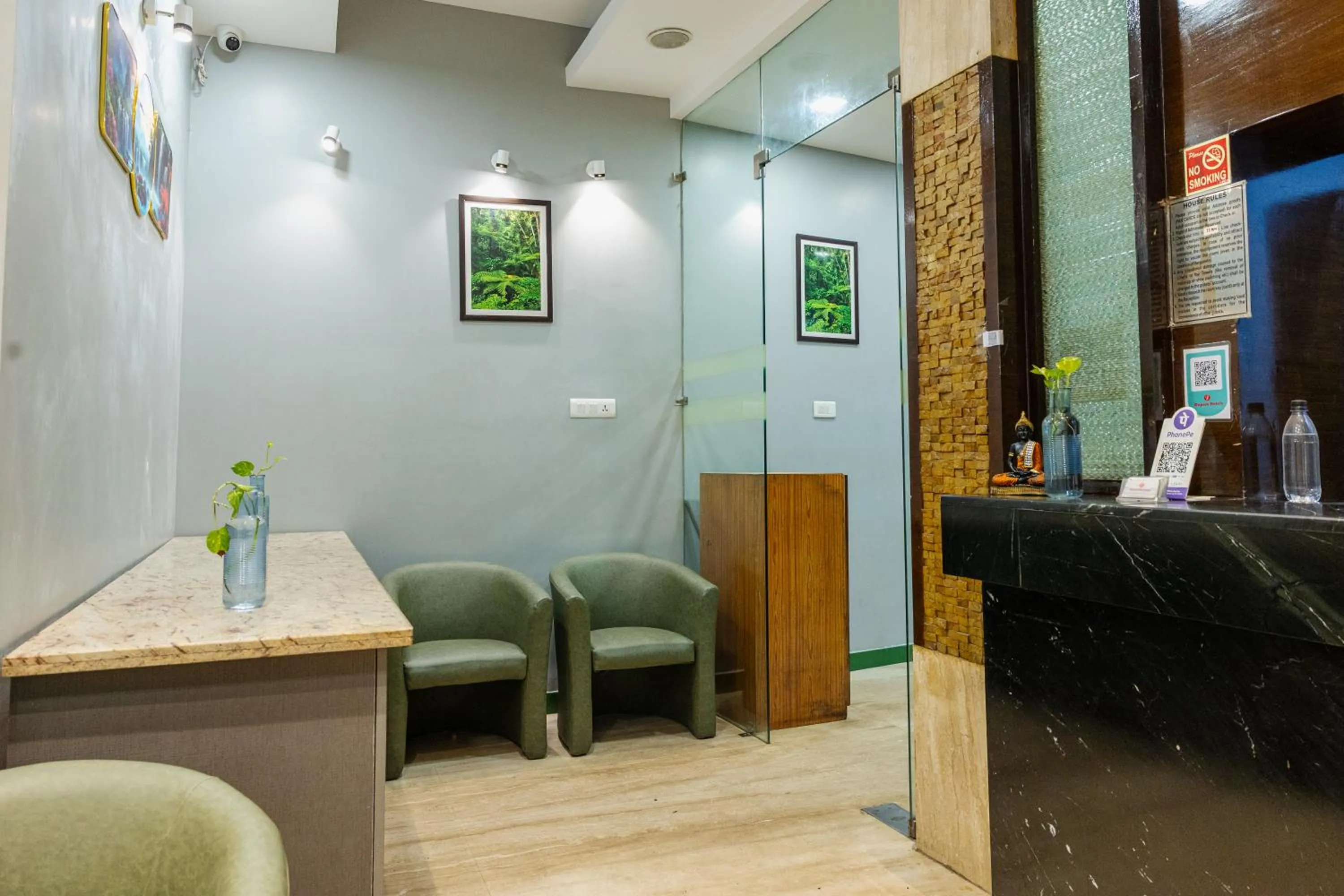 Lobby or reception in Rupam Hotel