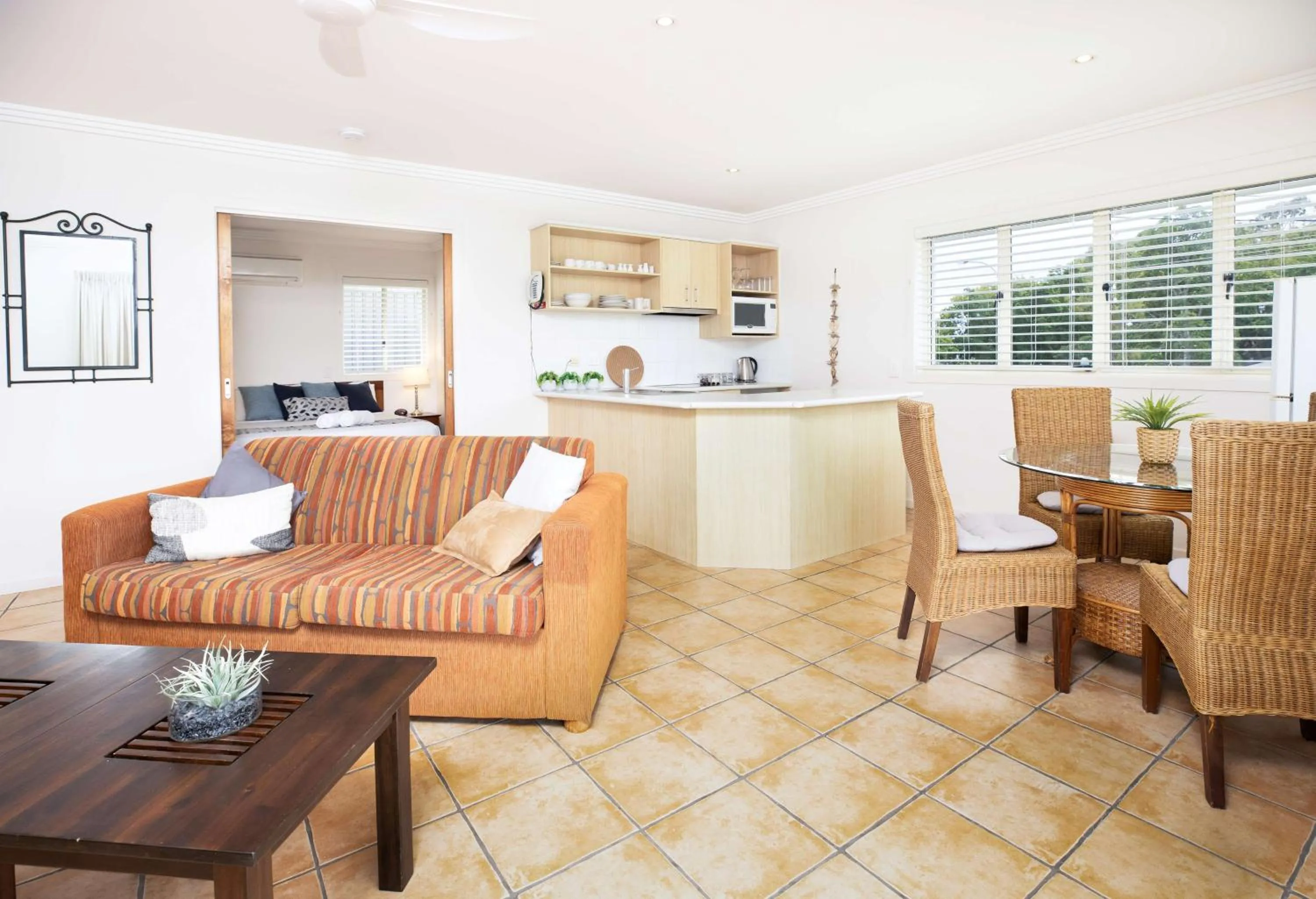 Living room in Noosa River Palms
