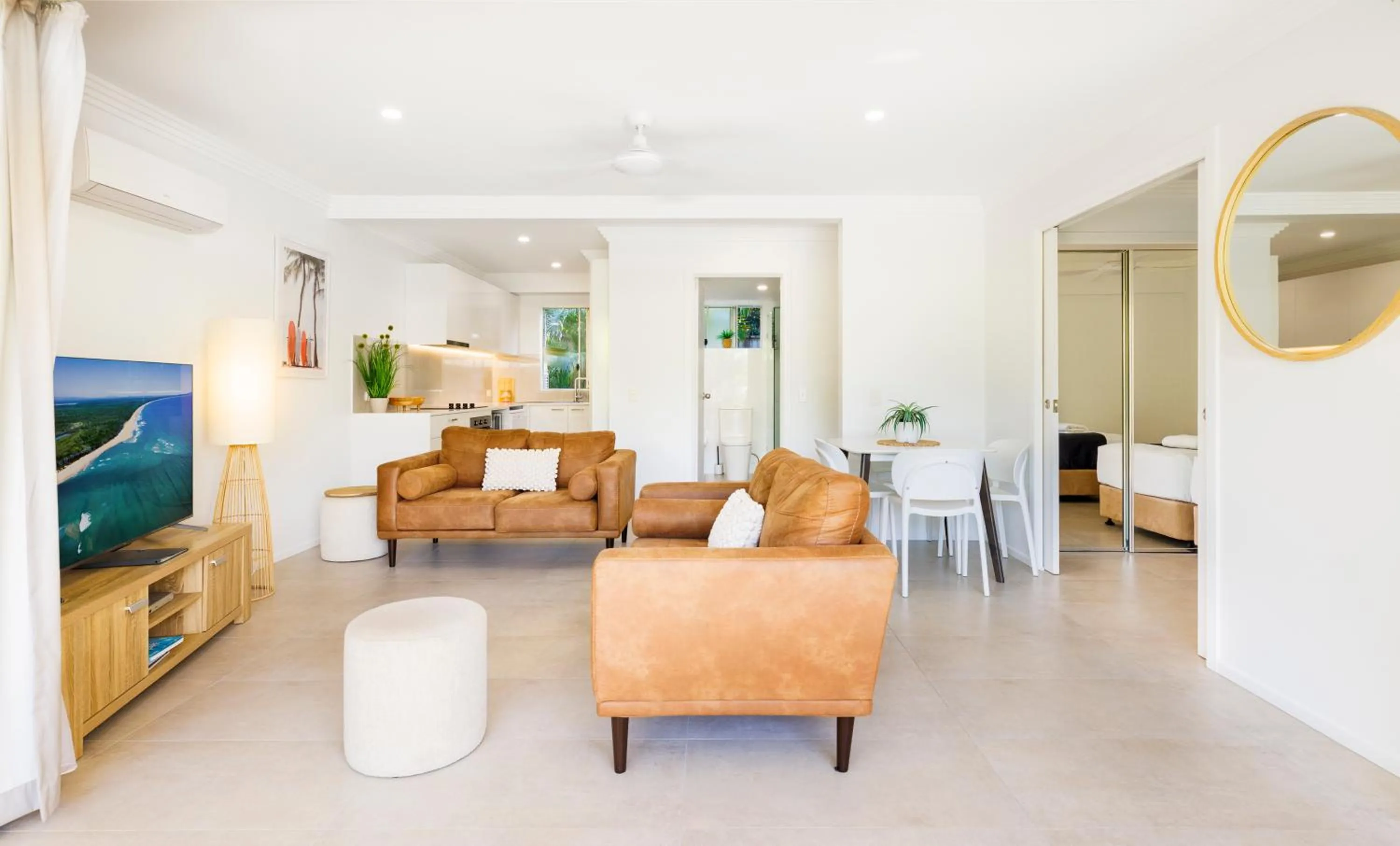 Living room in Noosa River Palms