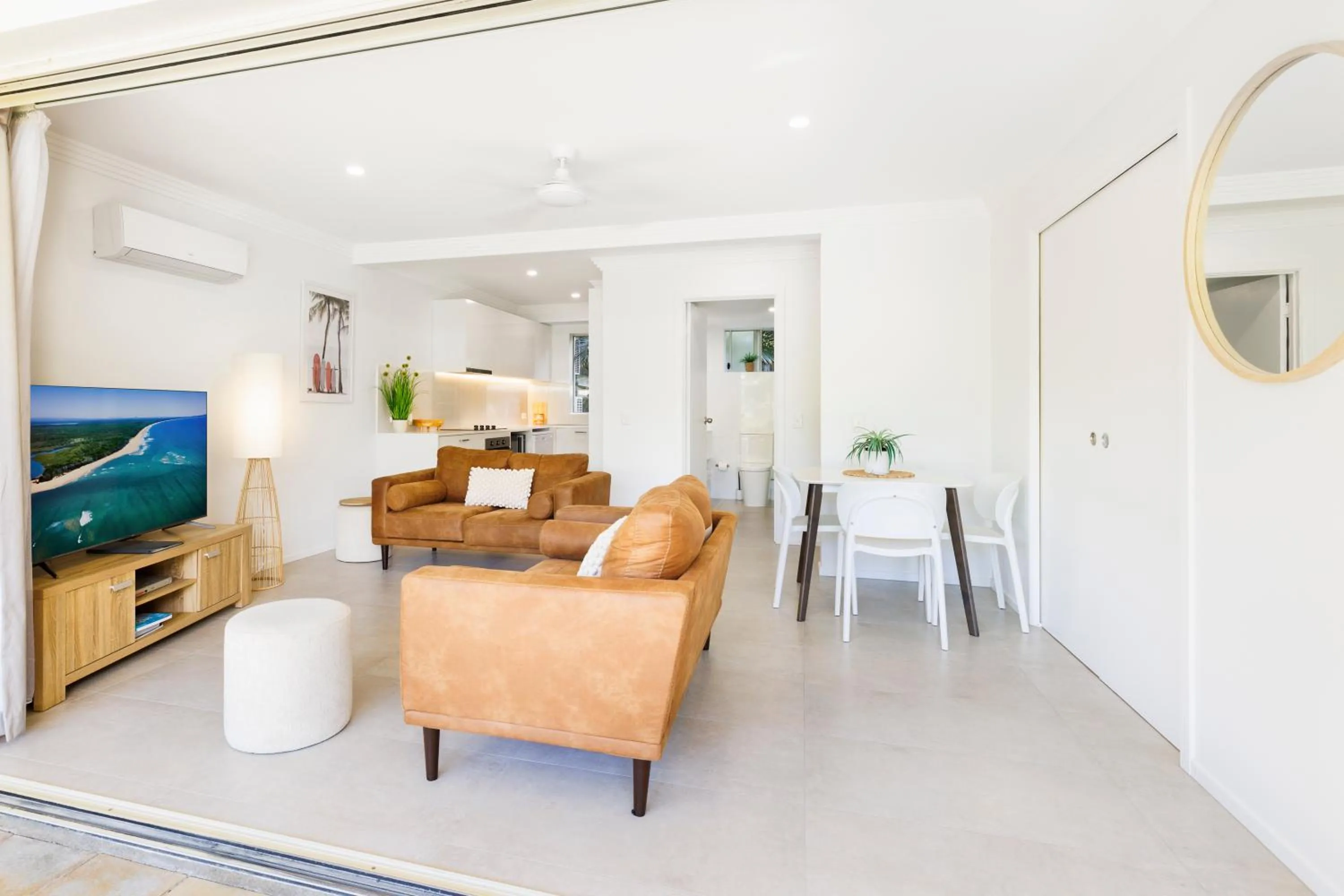 Living room in Noosa River Palms