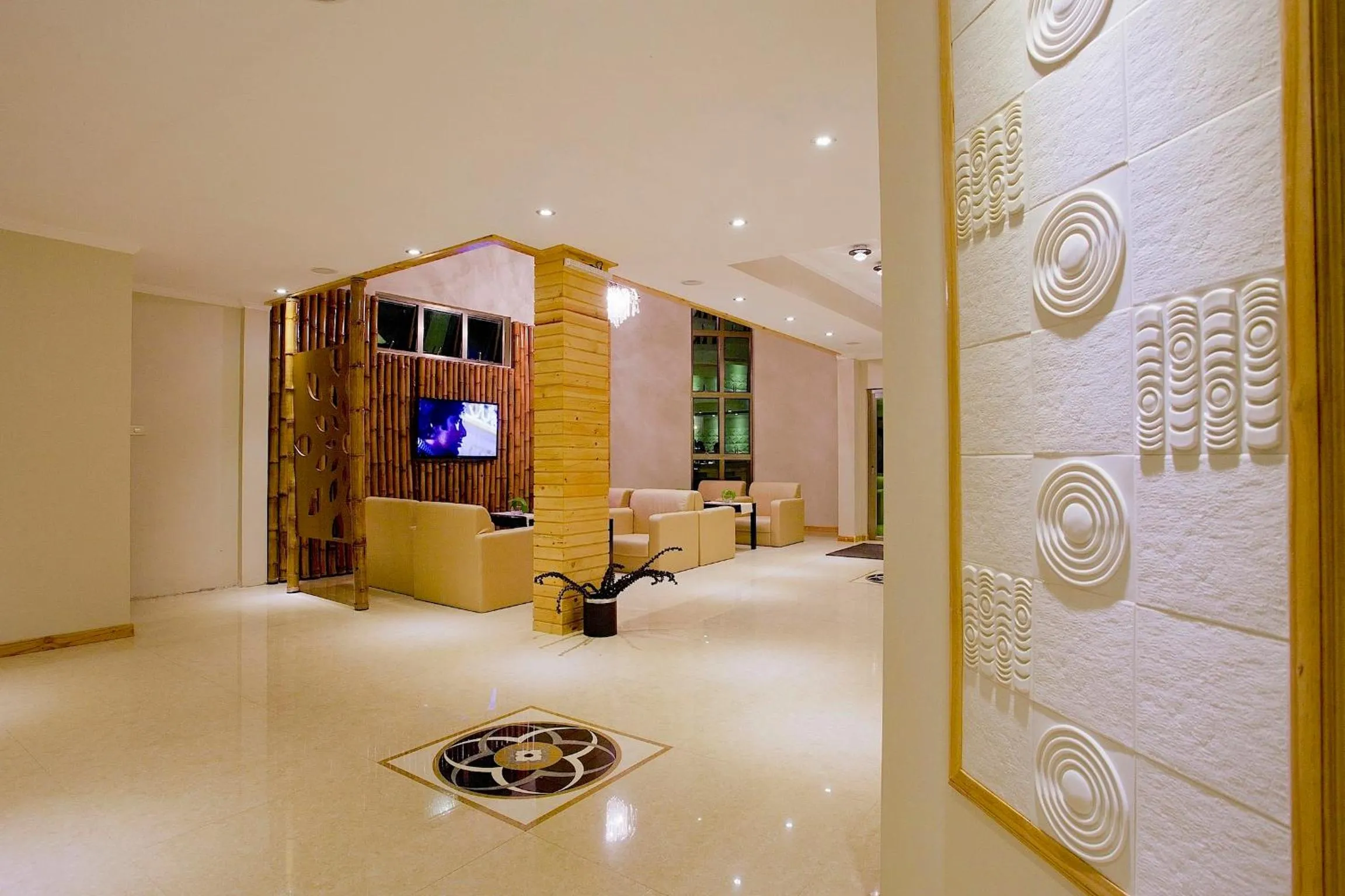 Lobby or reception in Kaani Beach Hotel