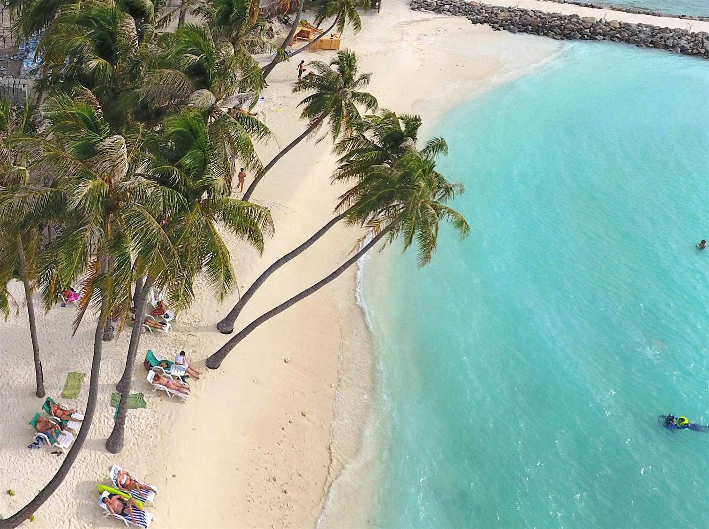 Bird's eye view in Kaani Beach Hotel
