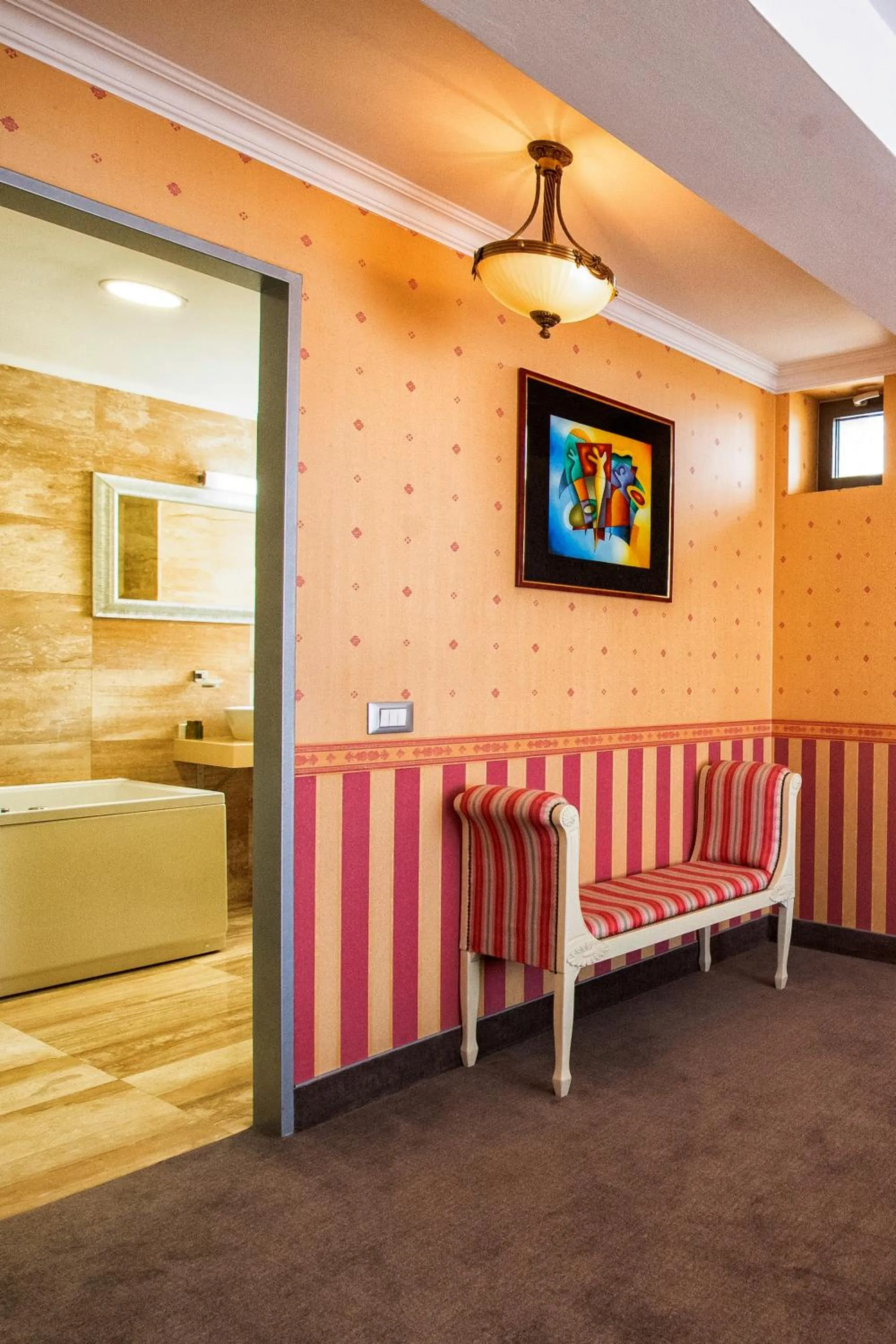 Seating area in Hotel Roman by Dumbrava Business Resort