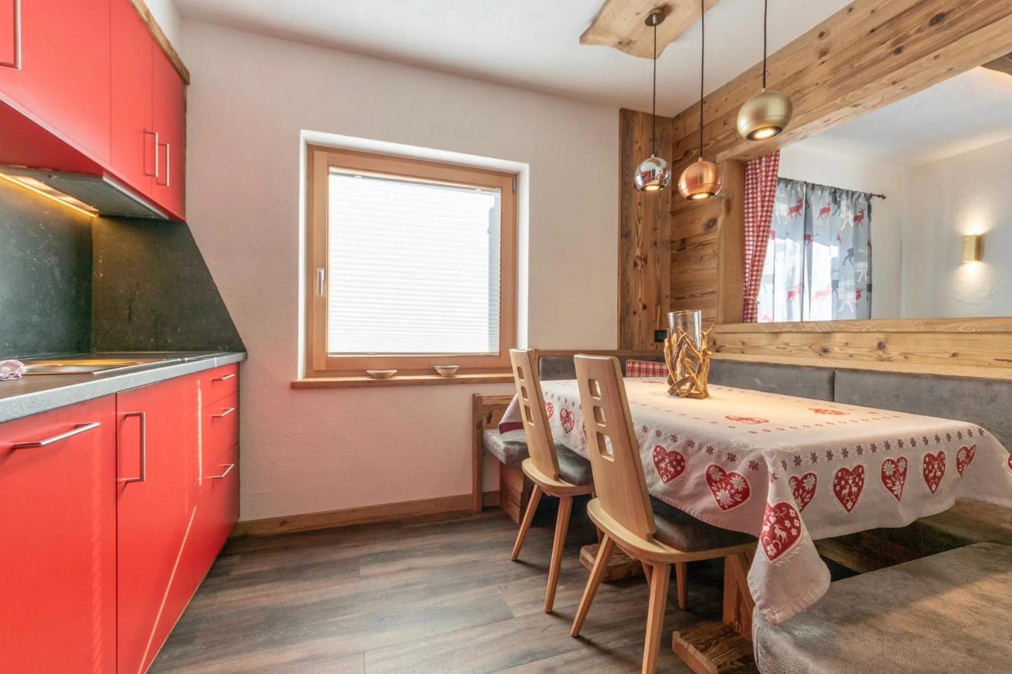 Dining area in Alpine Refuge Villa Adler