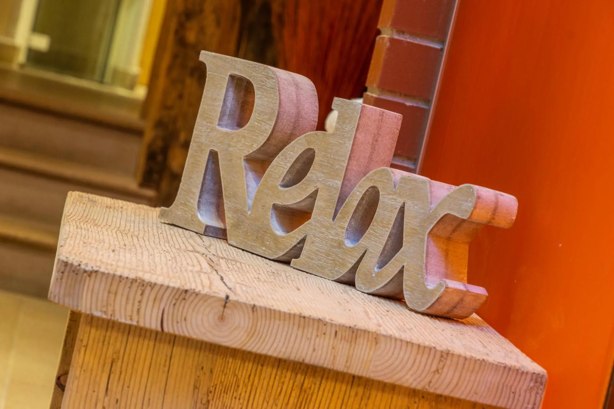 Decorative detail in Alpine Refuge Villa Adler