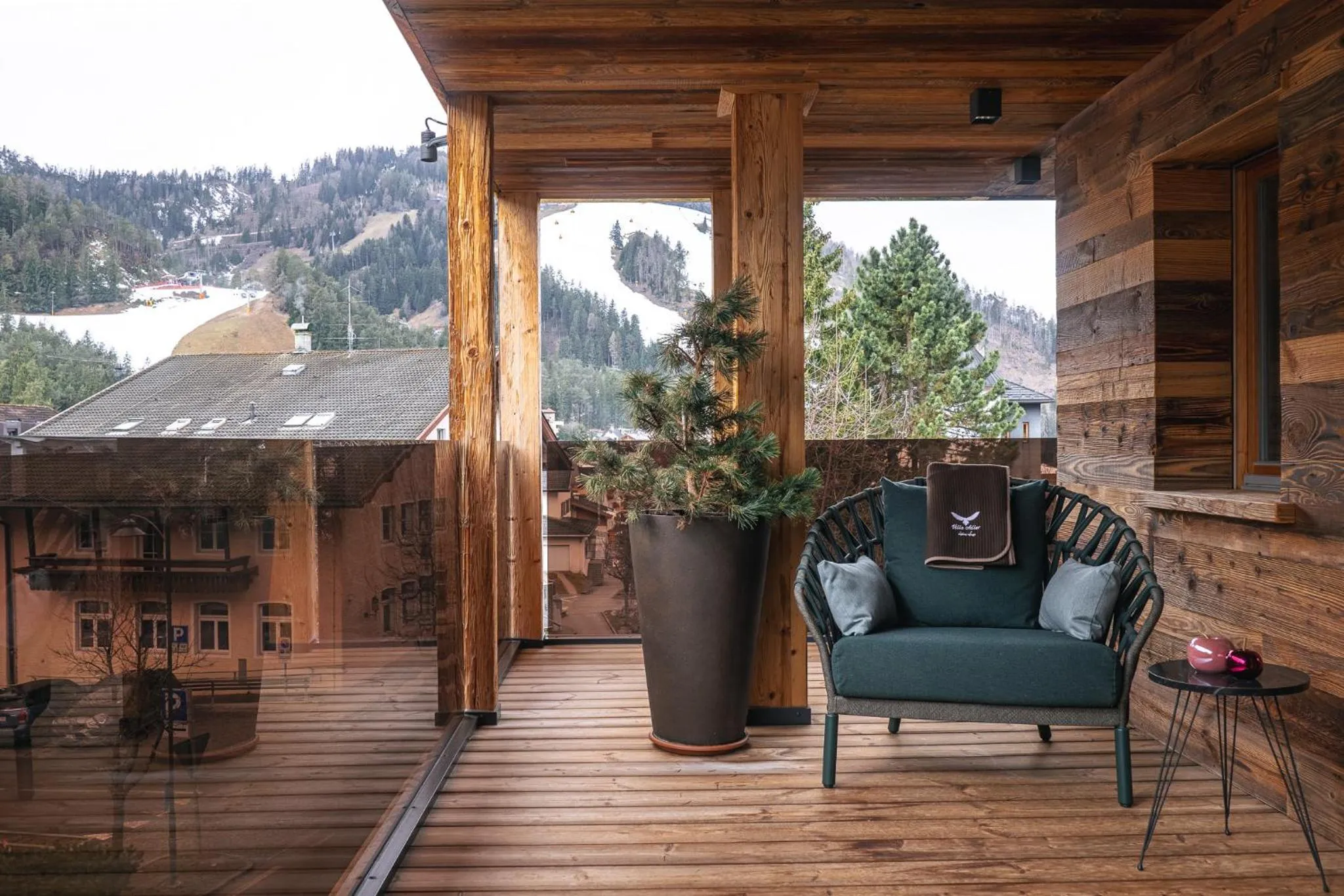 Property building in Alpine Refuge Villa Adler