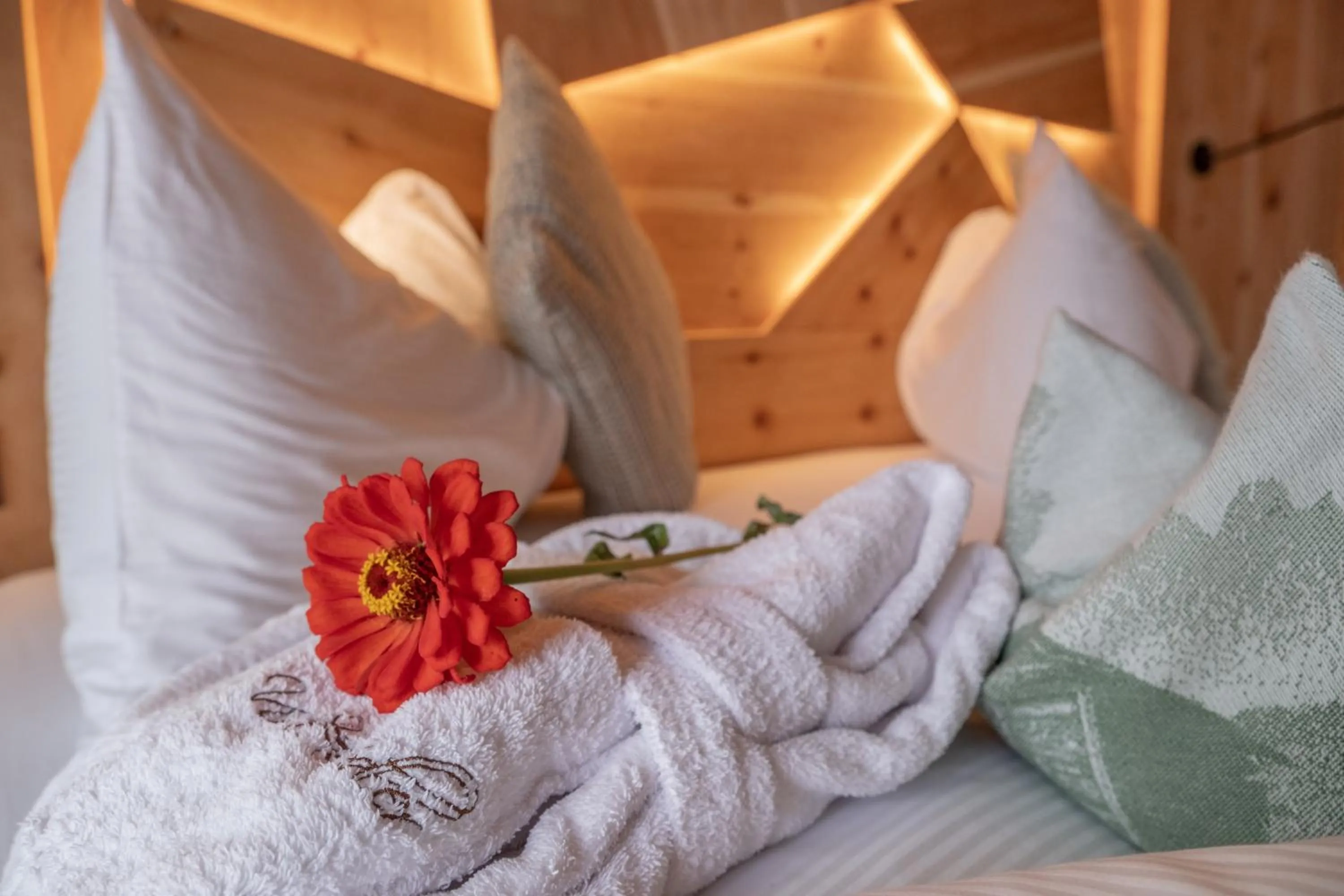 Bed in Alpine Refuge Villa Adler