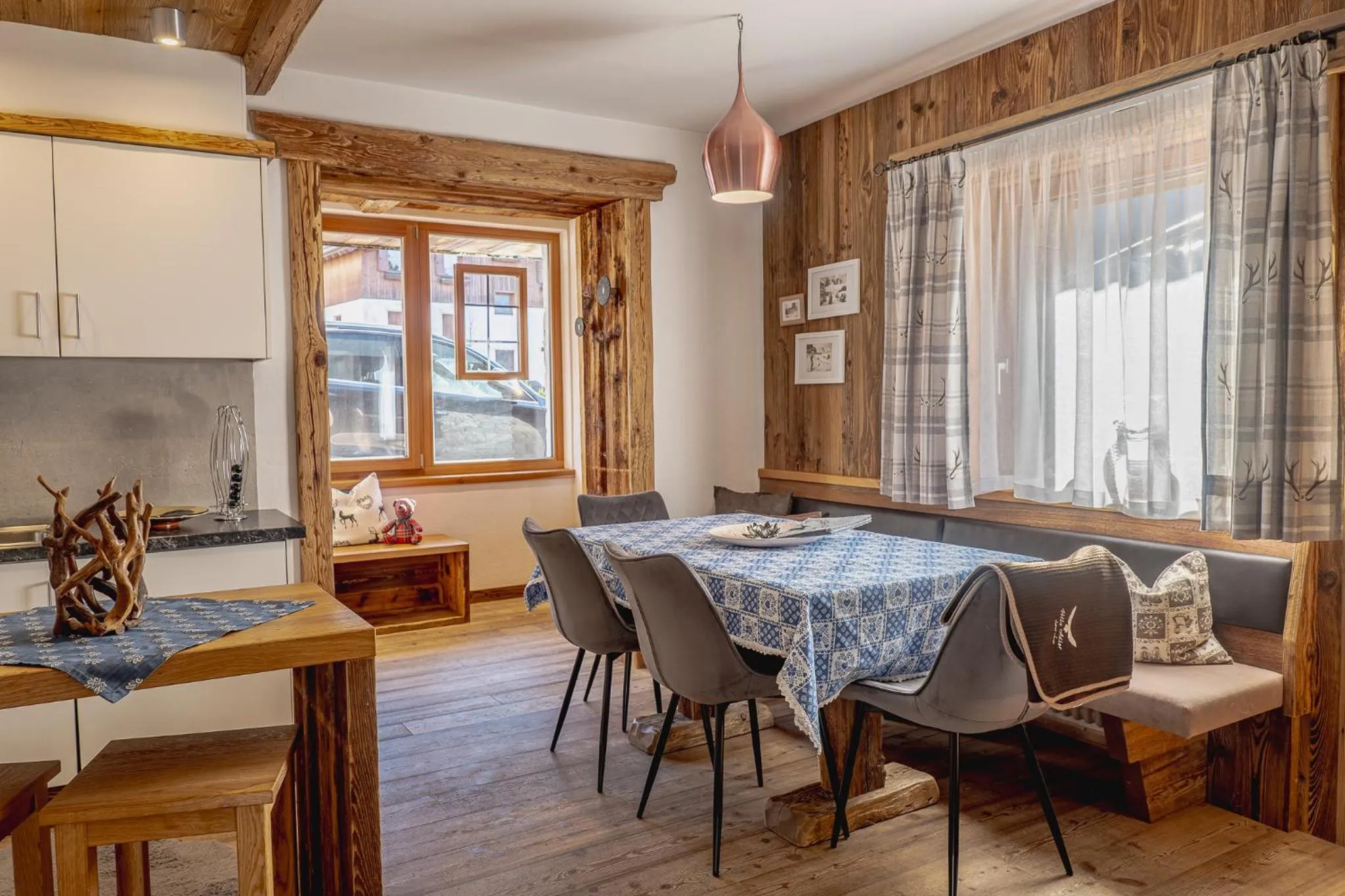 Living room in Alpine Refuge Villa Adler
