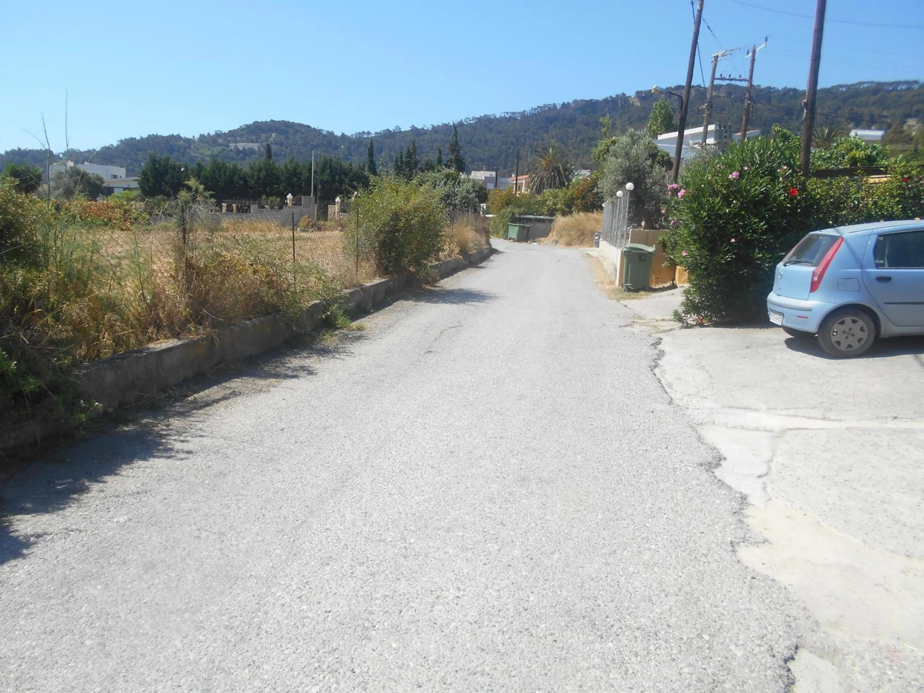 Quiet street view in Villa Sofia