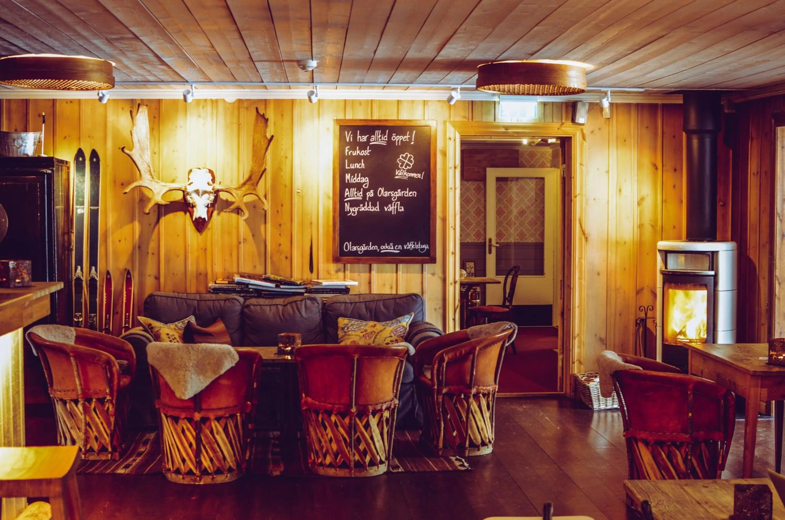 Seating area in Olarsgården Hotell