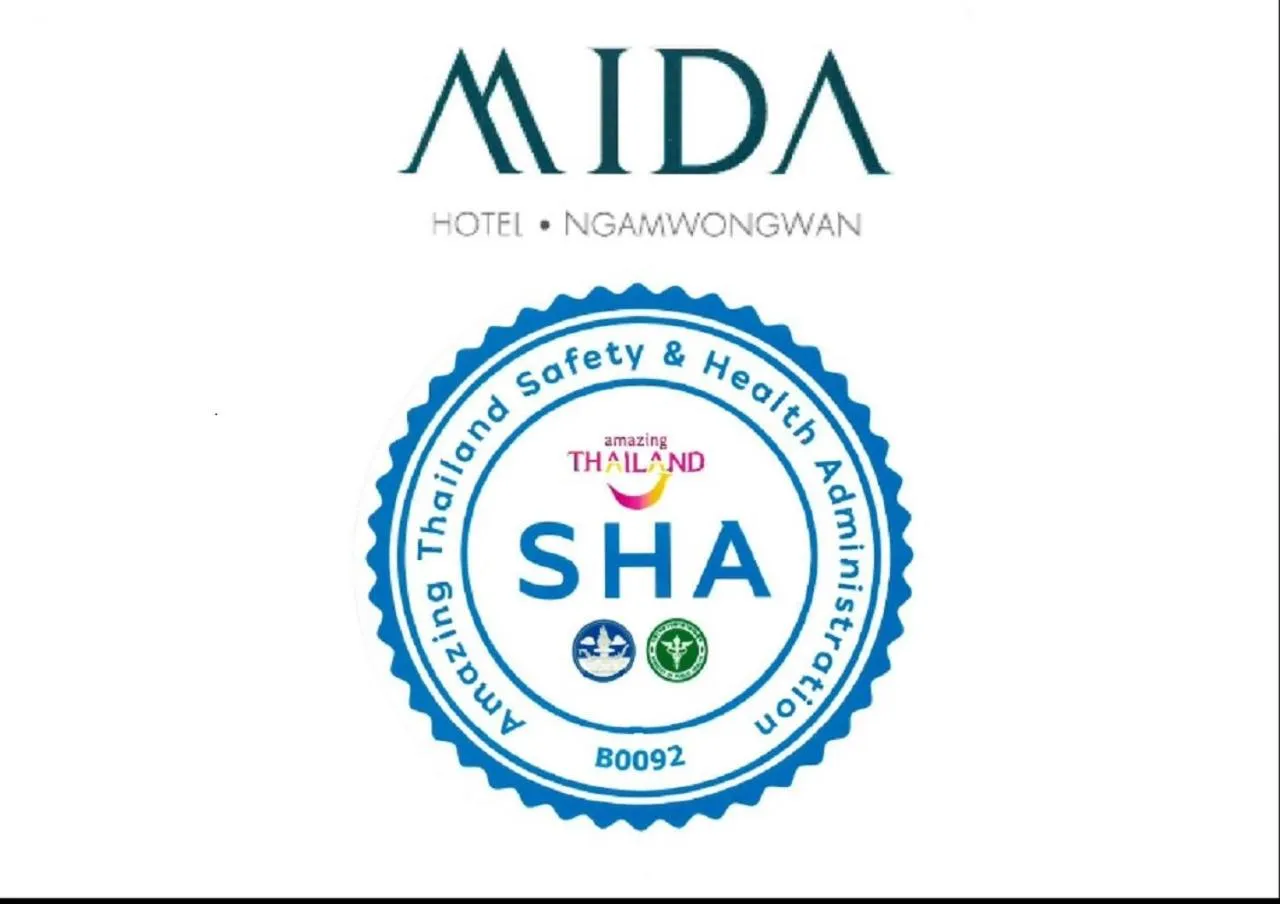 Certificate/Award in Mida Hotel Ngamwongwan - SHA Plus