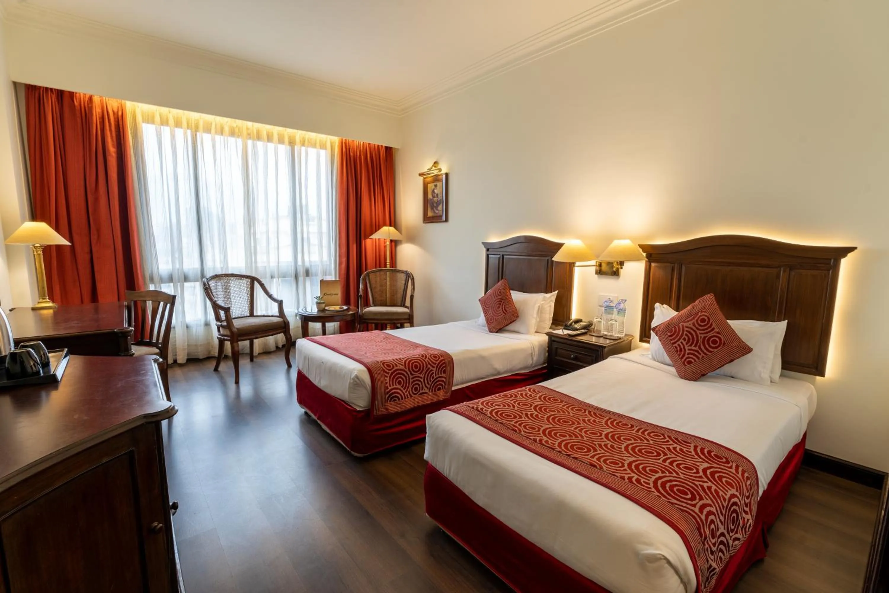 Bedroom, Bed in Grand Hotel Kathmandu