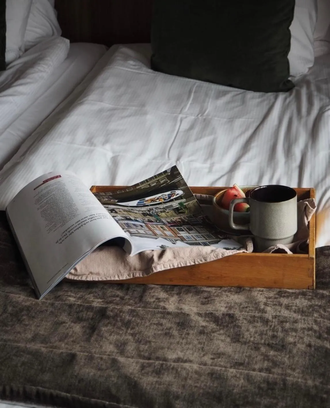 Bed in Skara Konsthotell