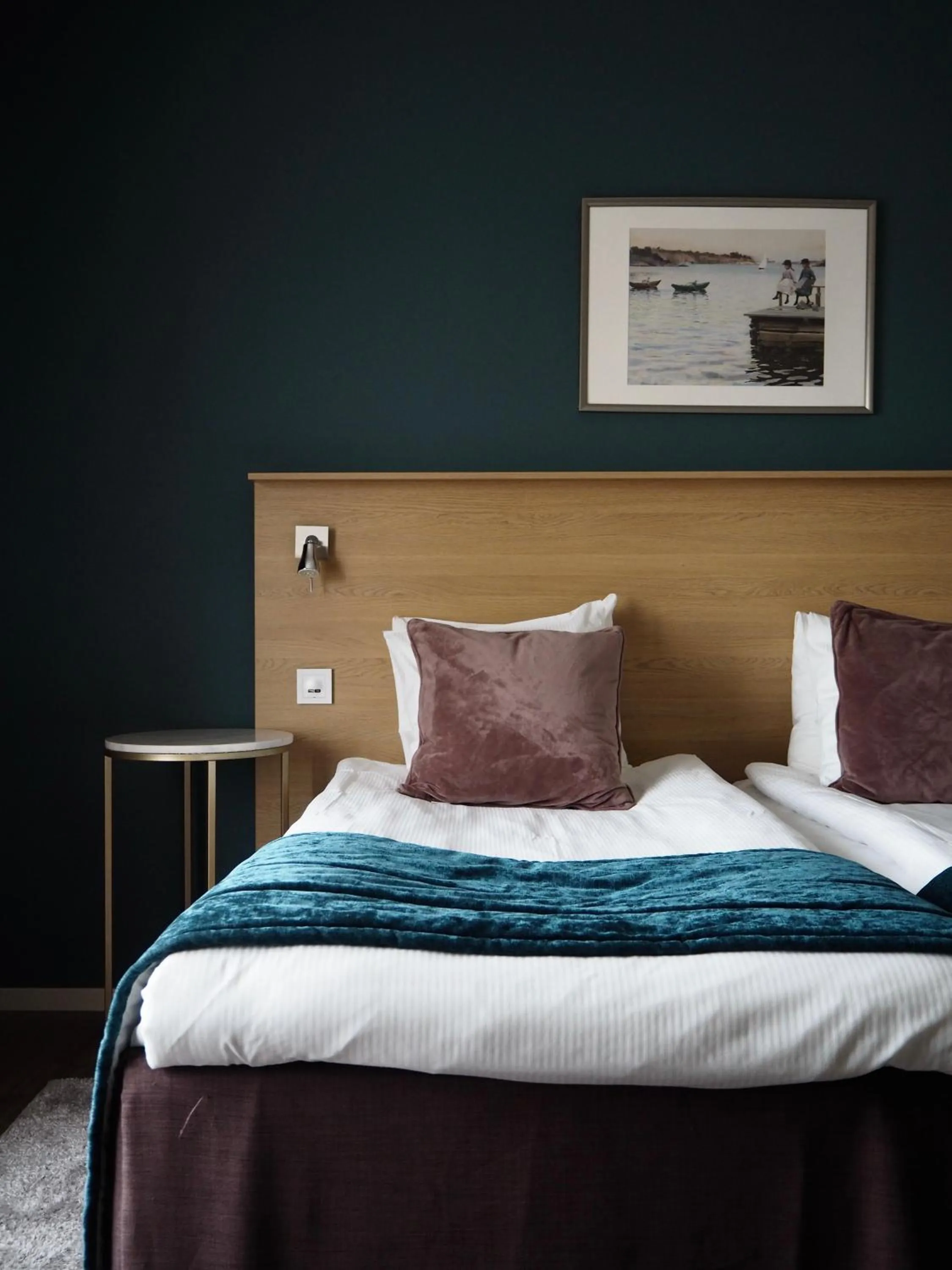 Bed in Skara Konsthotell