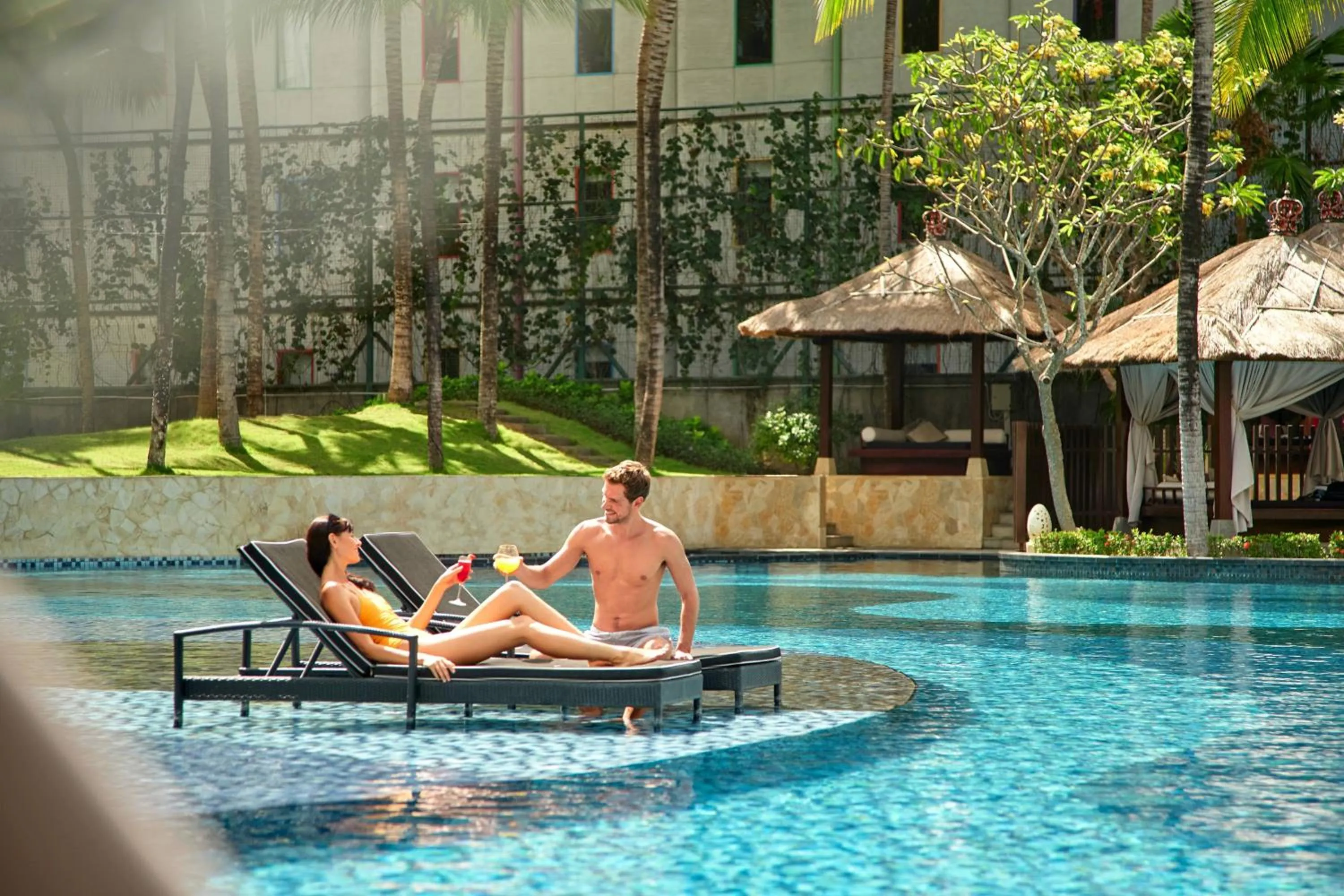 Swimming pool in The Stones Hotel - Legian Bali