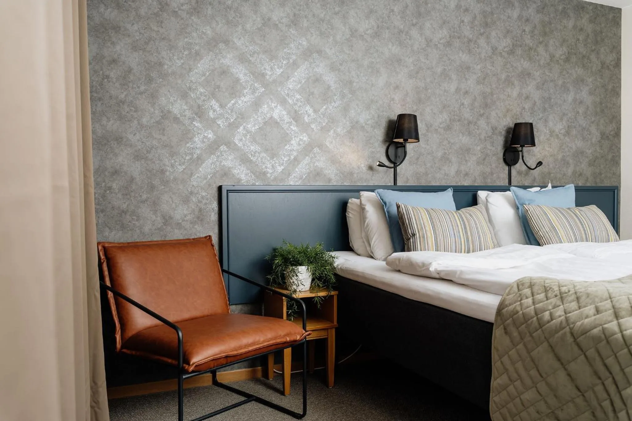 Bed in Bohusgården Hotell & Konferens