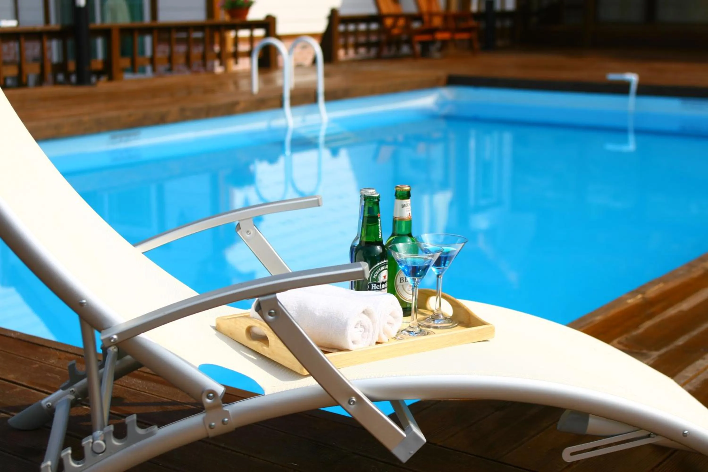 Swimming pool in Forest of Color Pension