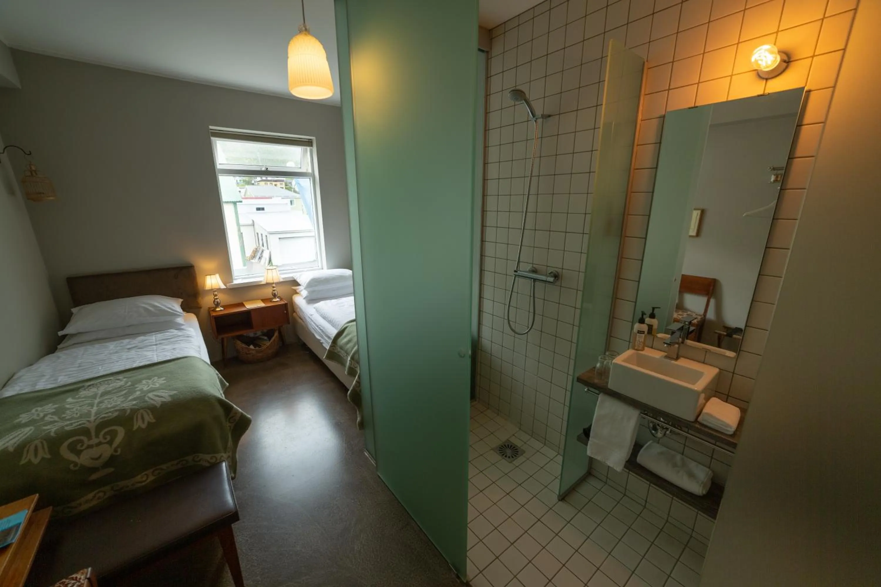 Bed in Hotel Siglunes