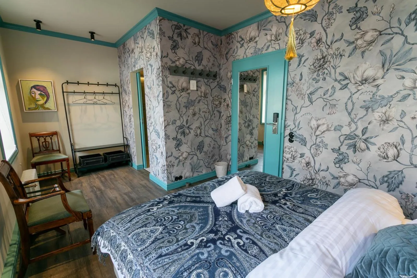 Bed in Hotel Siglunes