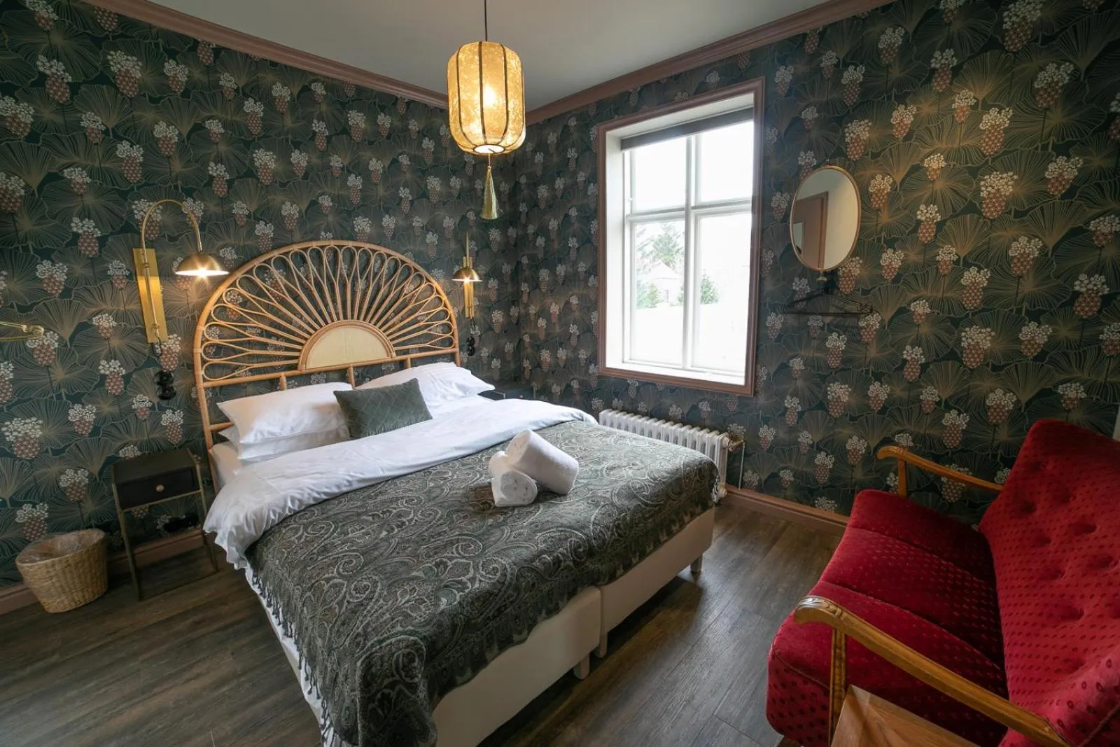 Bed in Hotel Siglunes