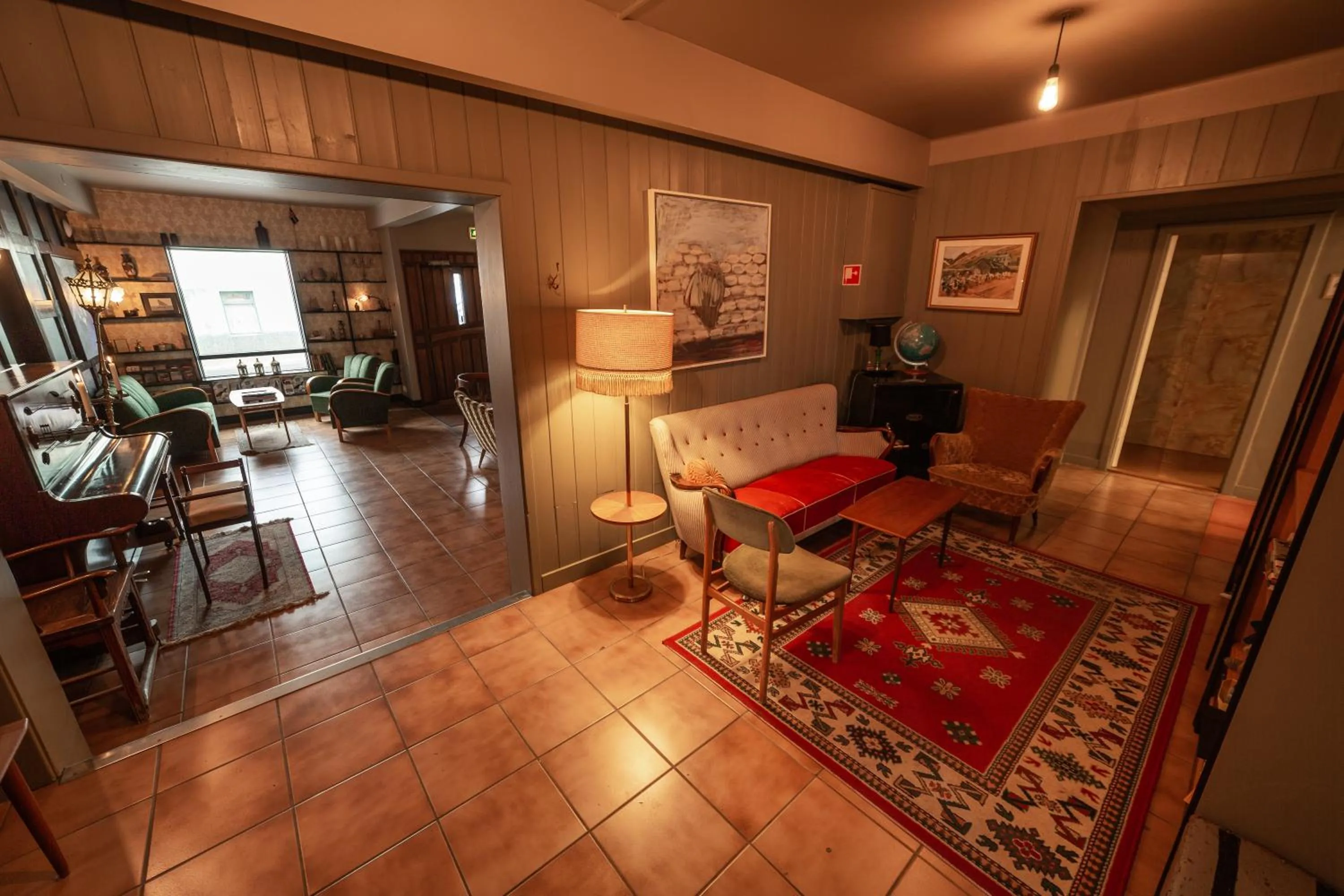 Communal lounge/ TV room in Hotel Siglunes