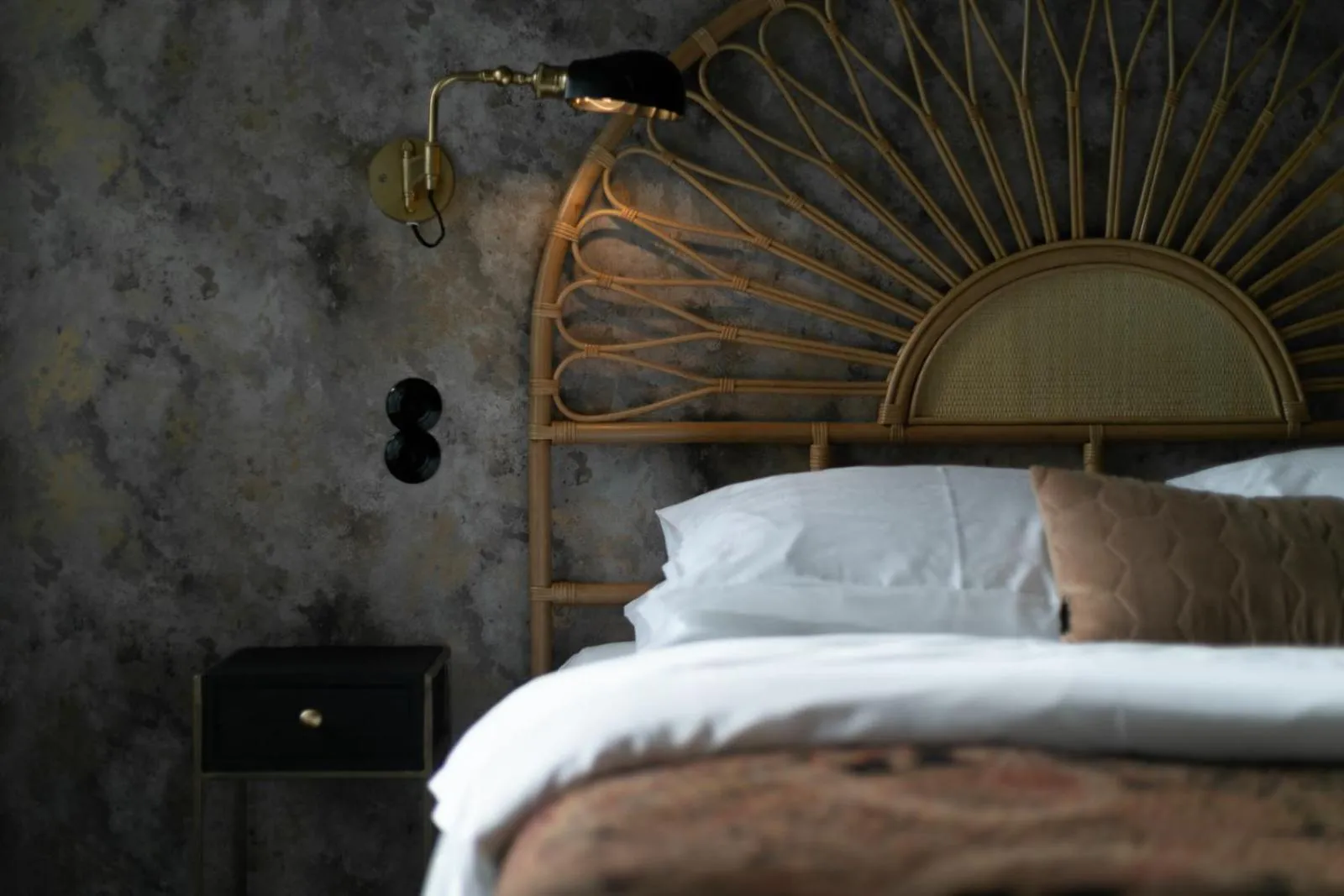 Bed in Hotel Siglunes